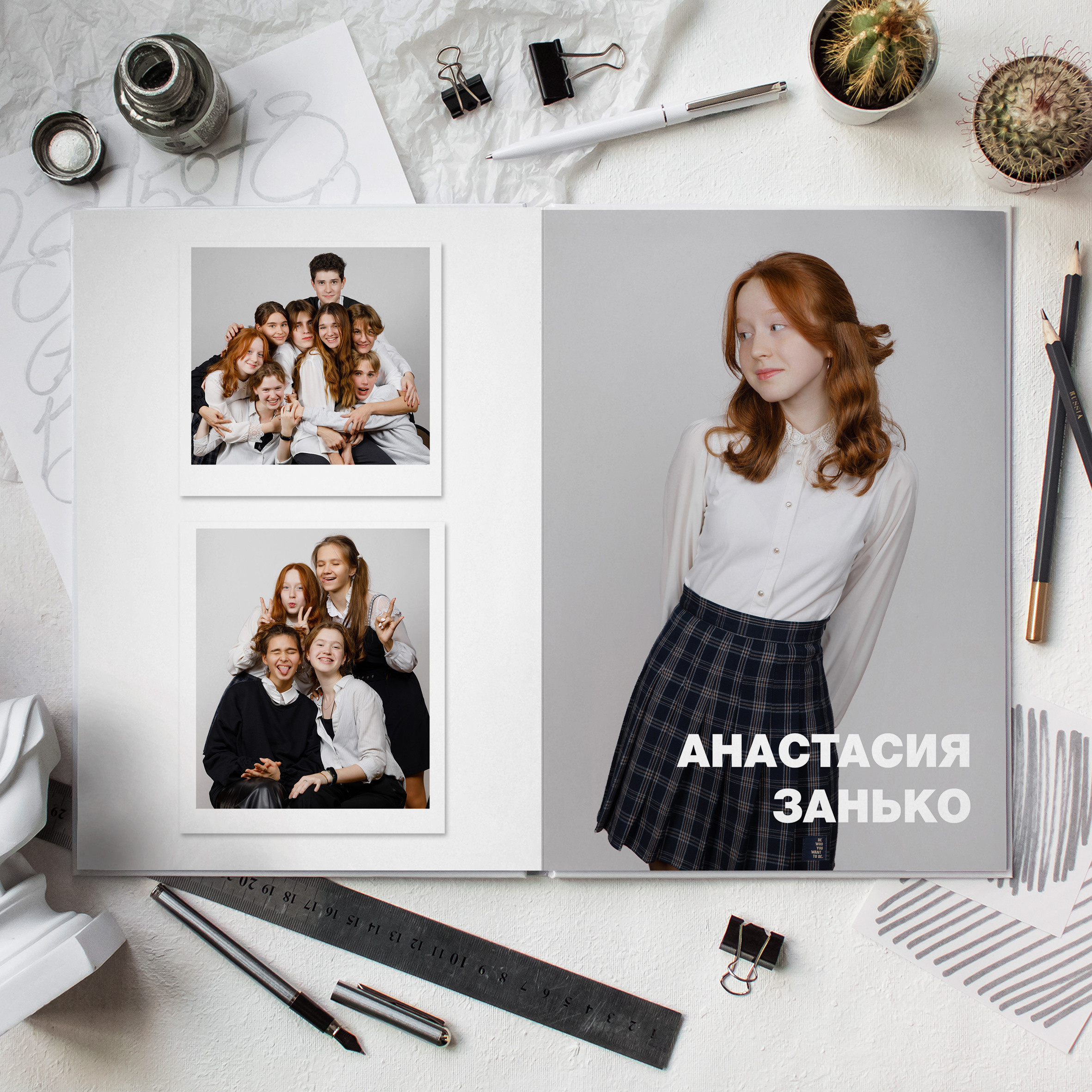 Минимализм. Выпускные альбомы в Москве FOTOVMESTE