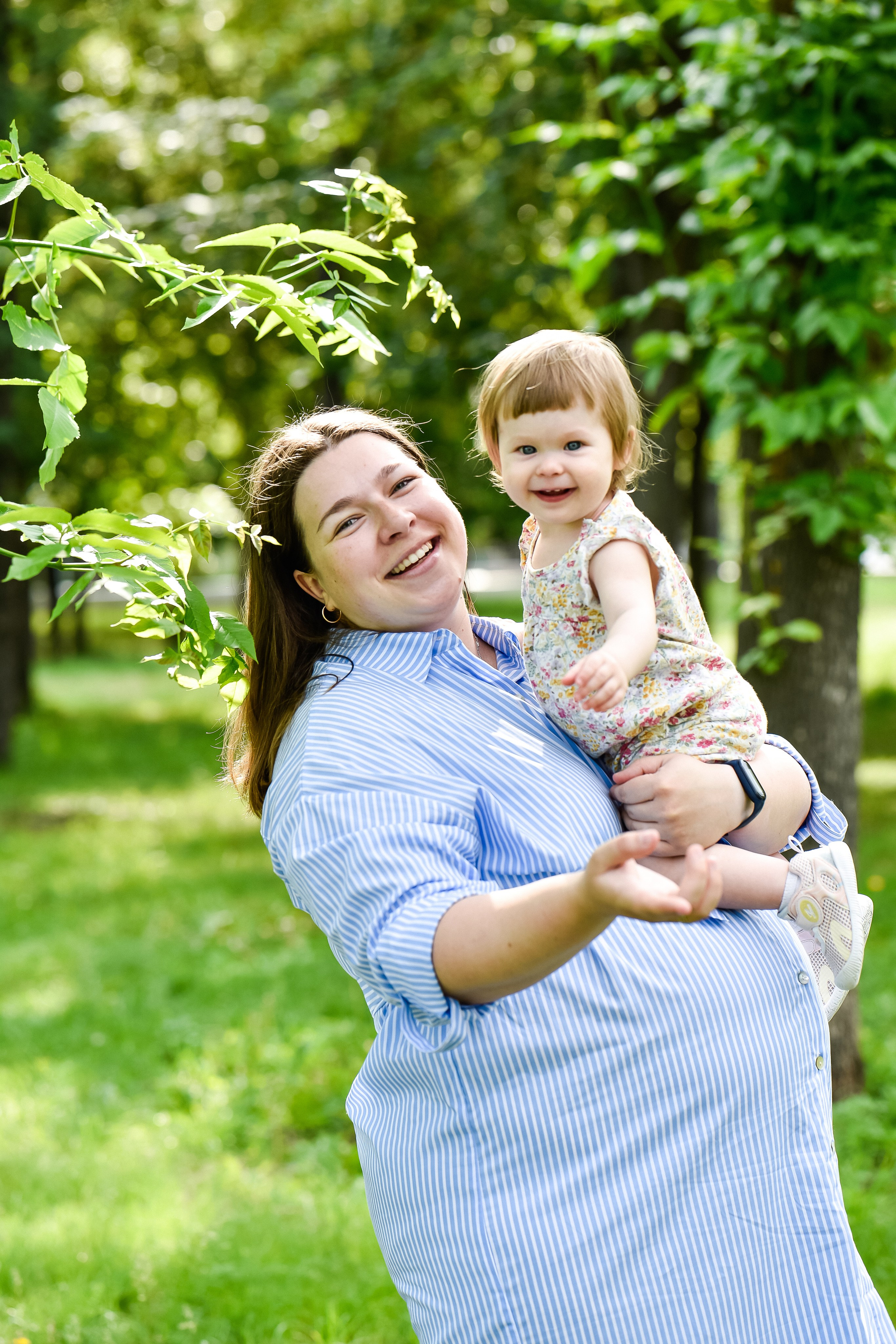 Семья Натальи, Сергея и Машеньки