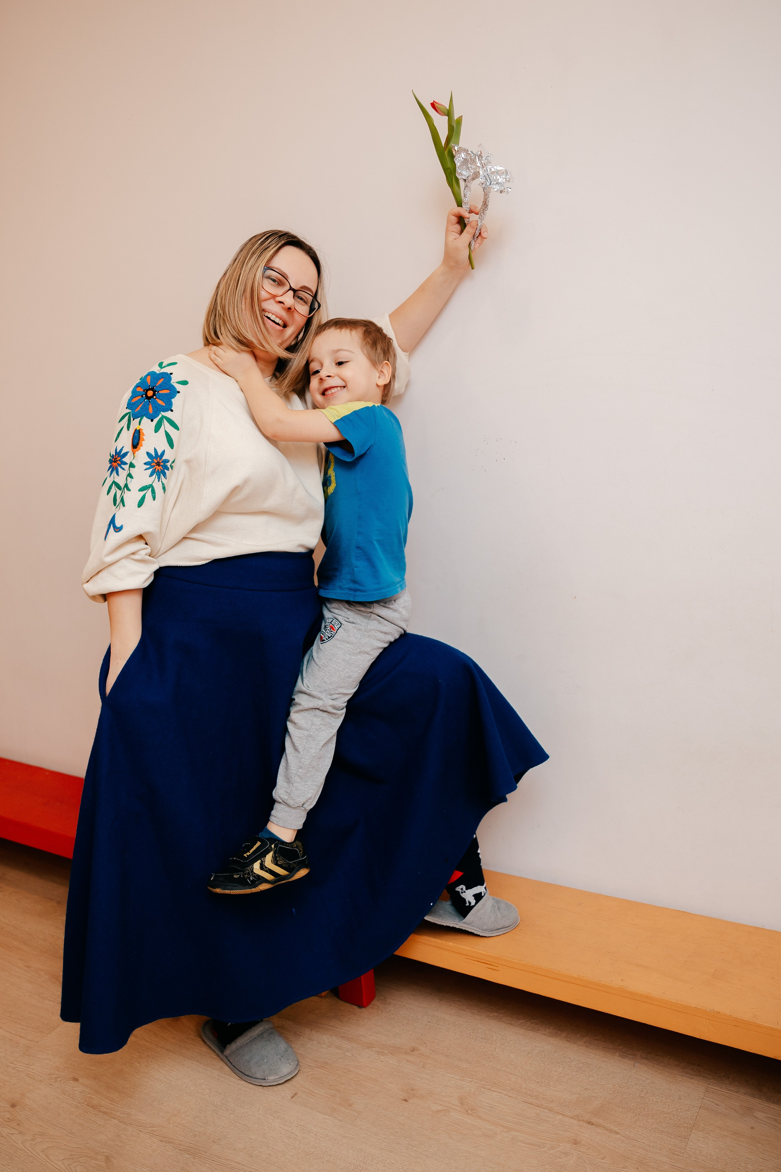 8 марта в Монтессори-саду. Семейный lifestyle фотограф в Санкт-Петербурге Людмила Пахомова