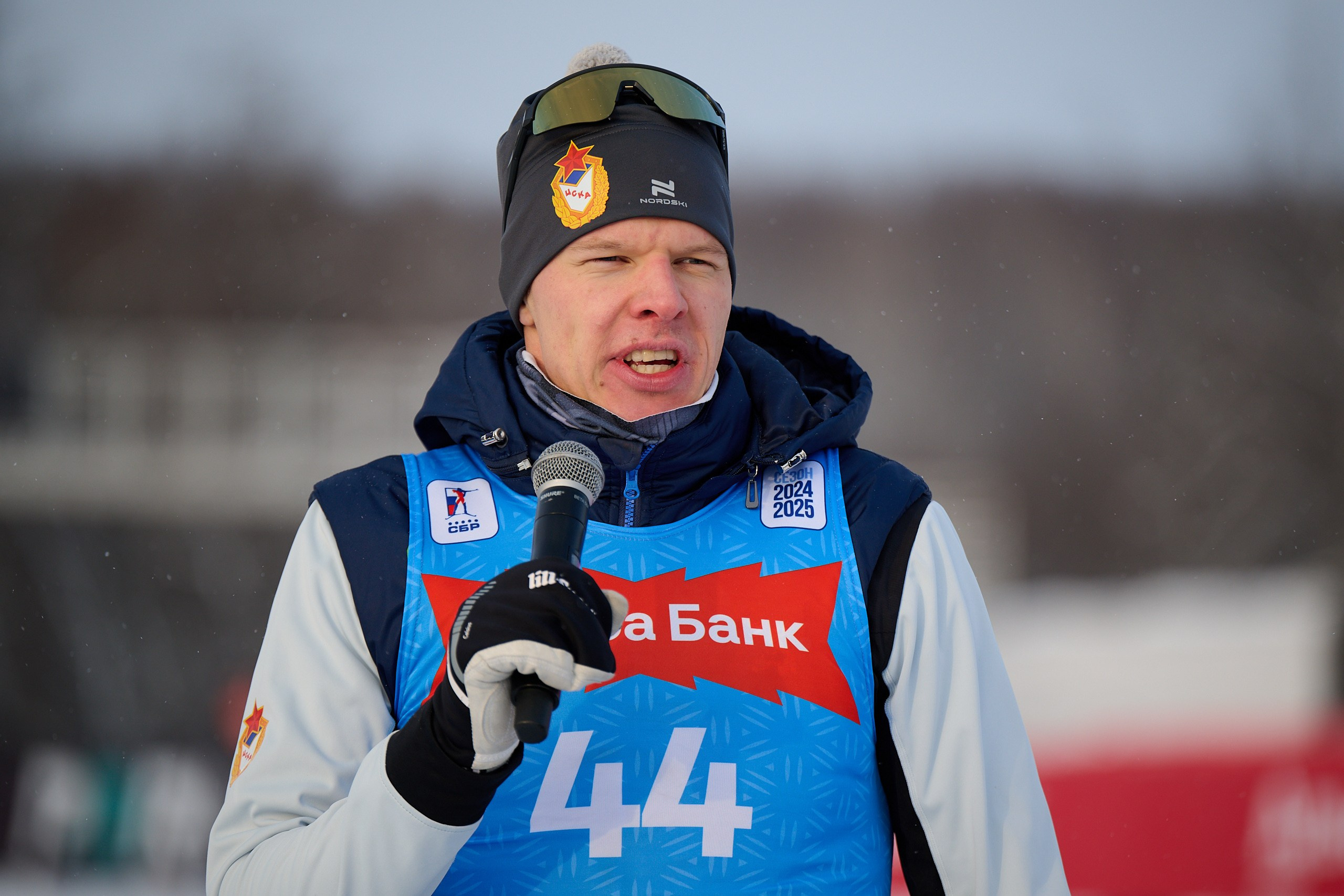 Биатлон. Чемпионат России — 2024/2025, 3-й этап, Ижевск. Спринт. Мужчины. Спортивный репортажный фотограф в Ижевске Сергей Мерзляков