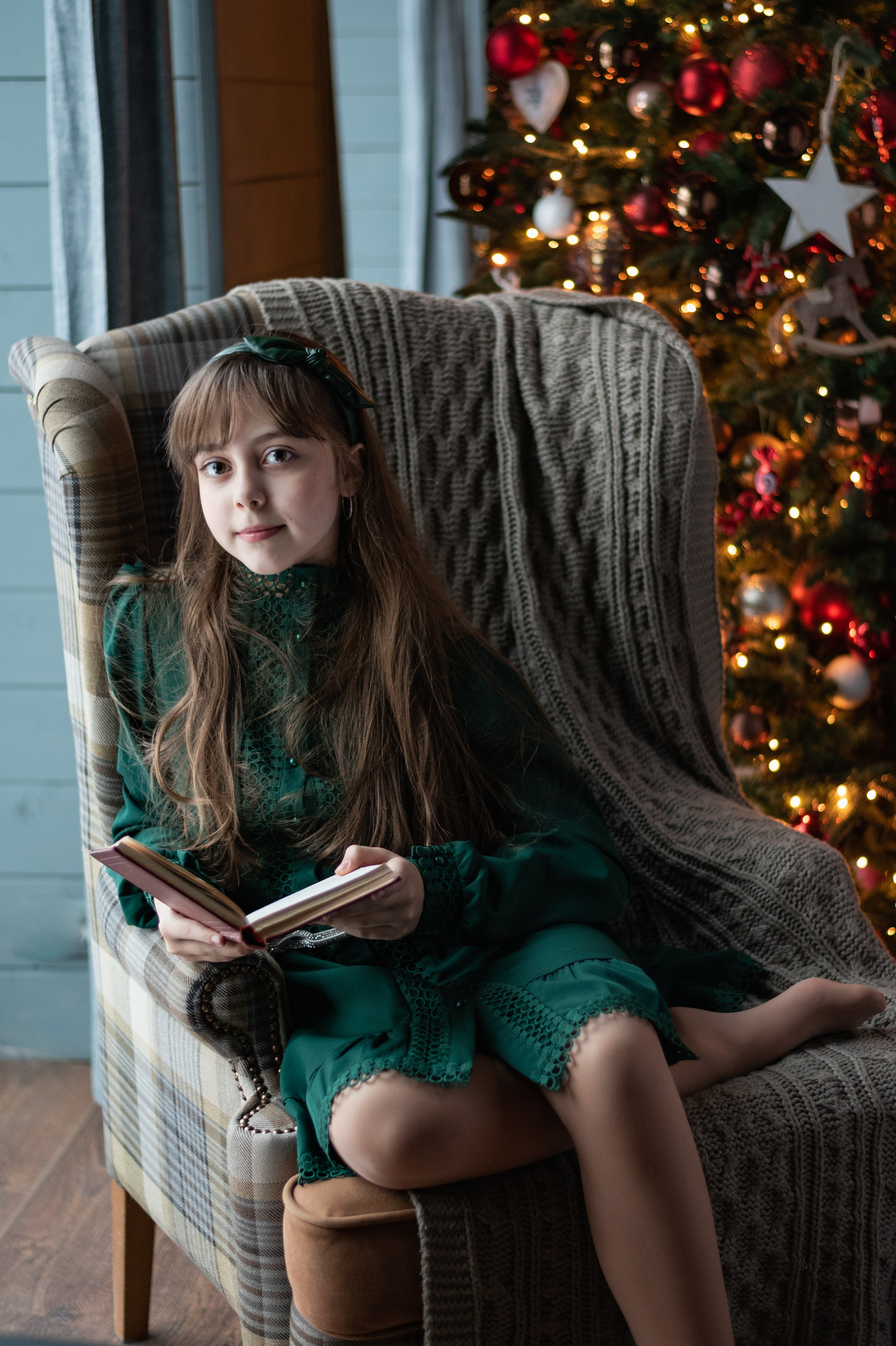 Новогодняя съемка в студии. Семейный фотограф в Москве Анна Коропова