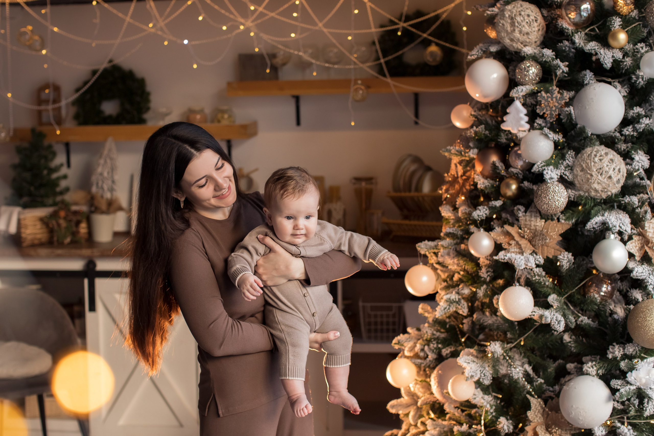 Первый Новый год. Семейный и детский фотограф в Саратове Полина Коткина