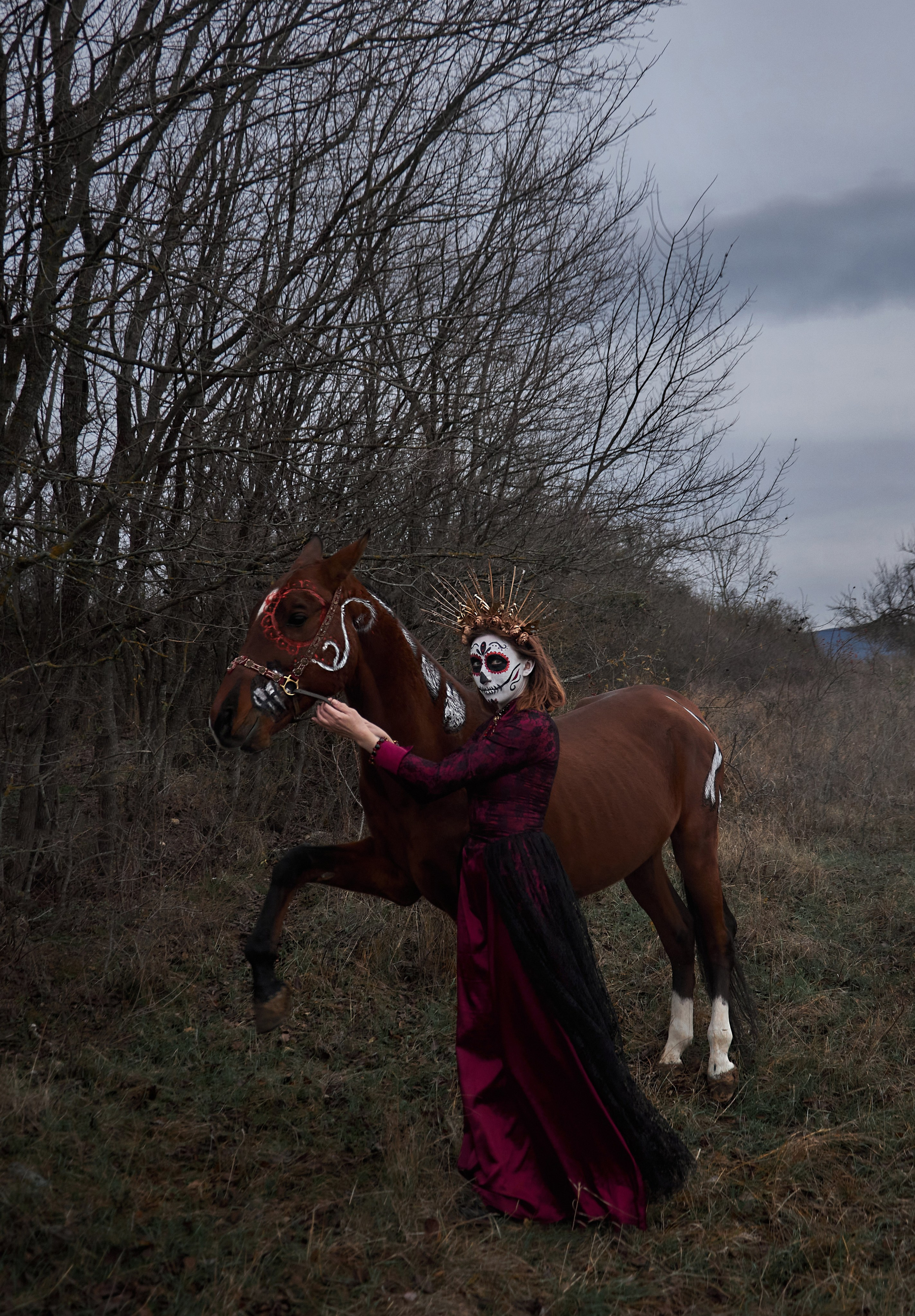 Фотосессия в стиле праздника El Día de Muertos. Фотограф в Севастополе