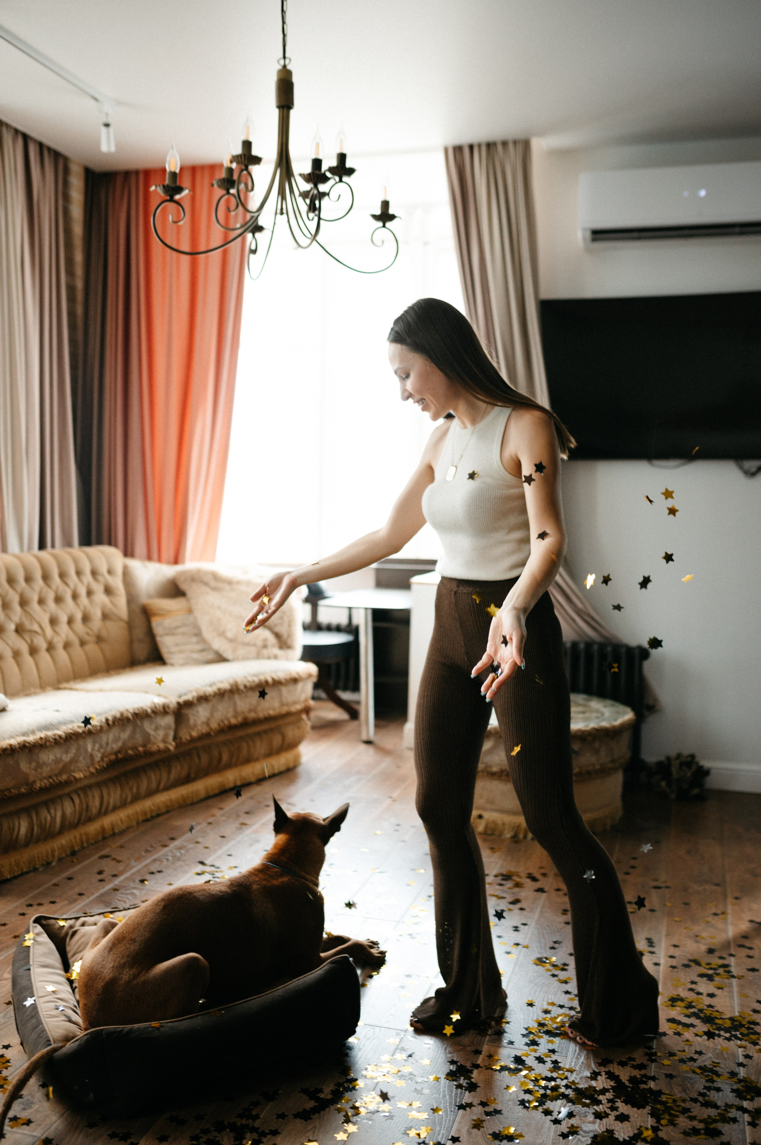 Оксана и Зевс. Фотограф анималист в Москве Ольга Агушева