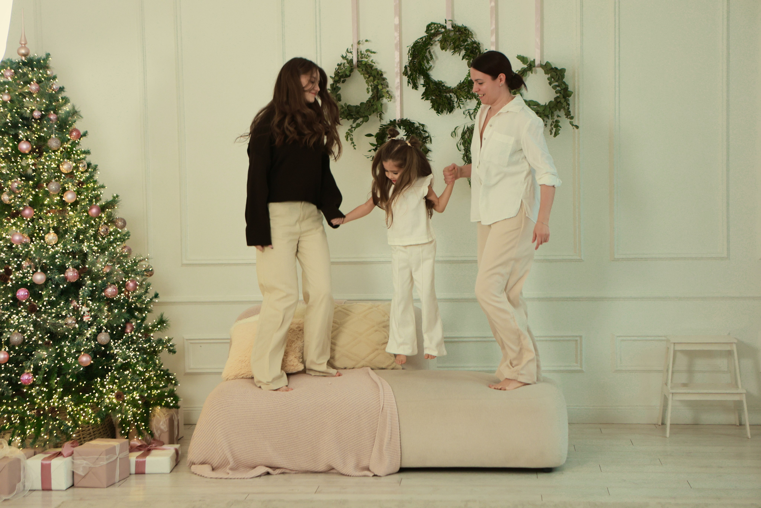 Наталья и дочери. Портретный и семейный фотограф в Москве — Ирина Аксенова