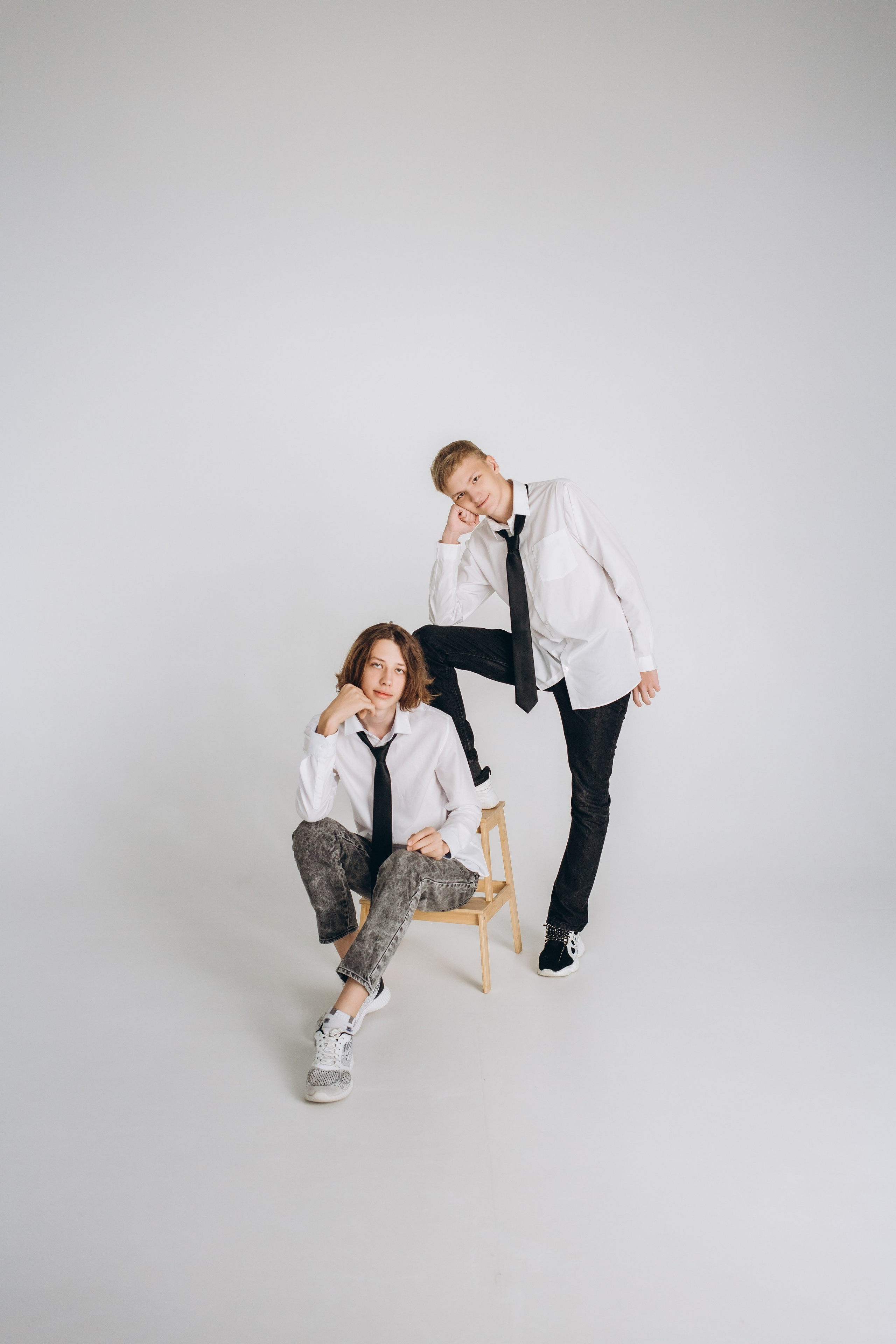 Выпускной класс в студии. Портретный и семейный фотограф в Саратове Елена Шустова