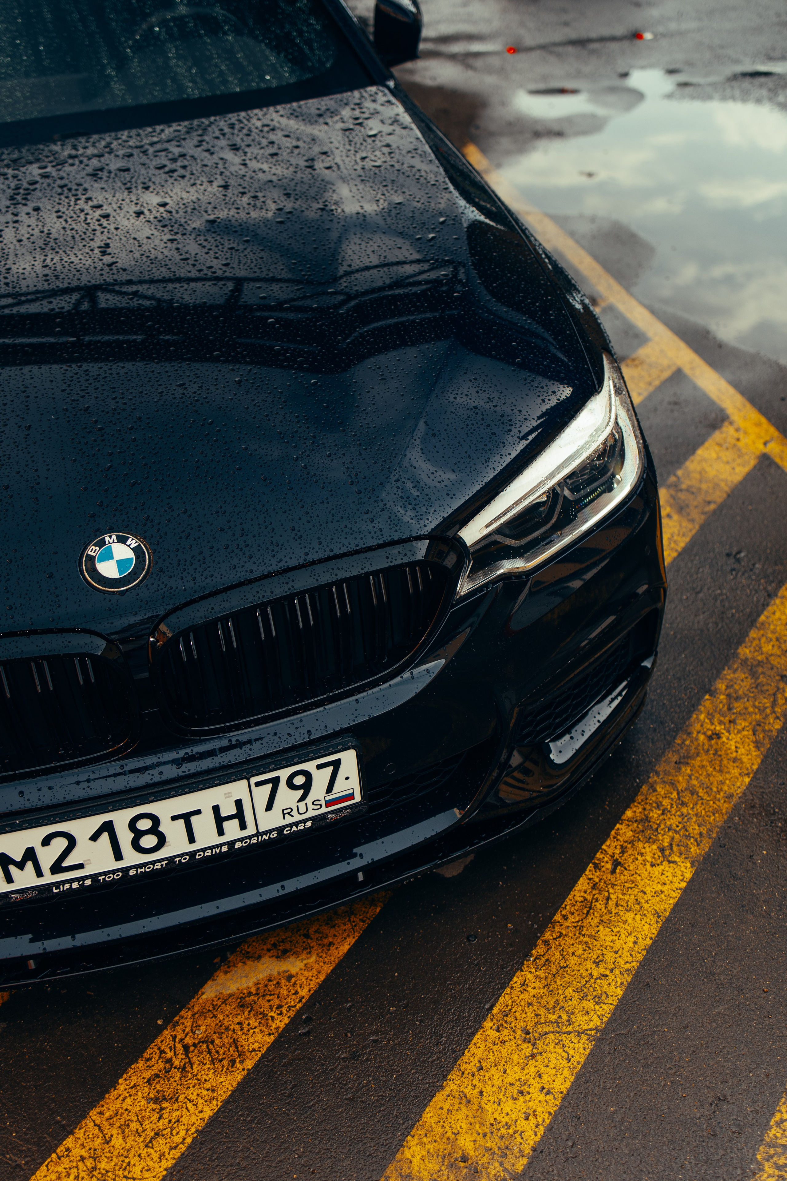 BMW 5 sunset shots. DeLorein