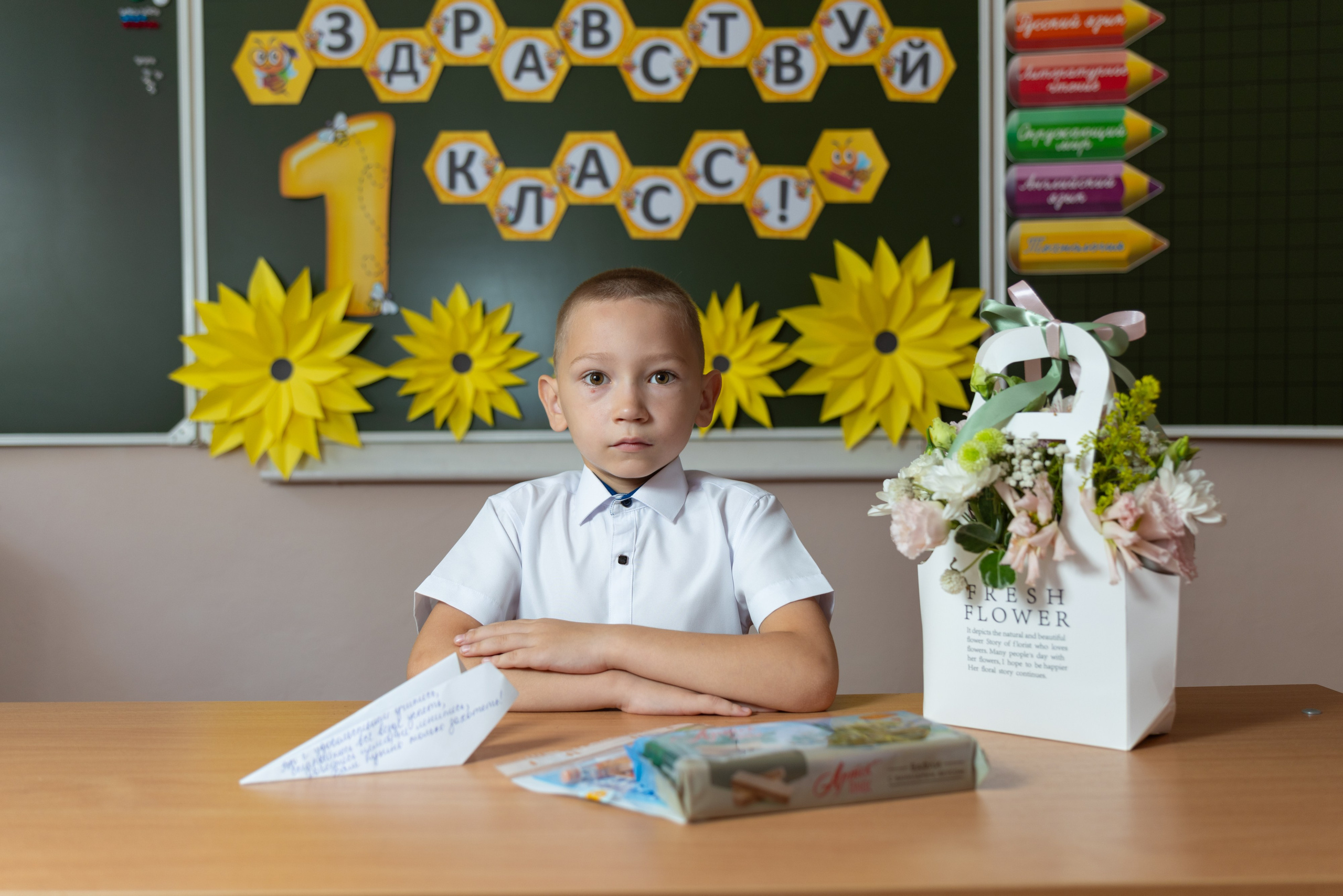 1 сентября. Когда не пустили на линейку. Фотограф Олег Сотник
