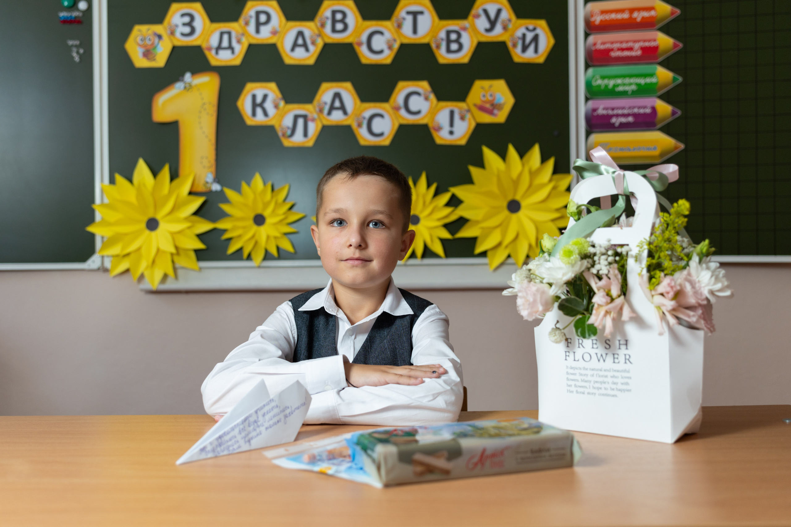 1 сентября. Когда не пустили на линейку. Фотограф Олег Сотник