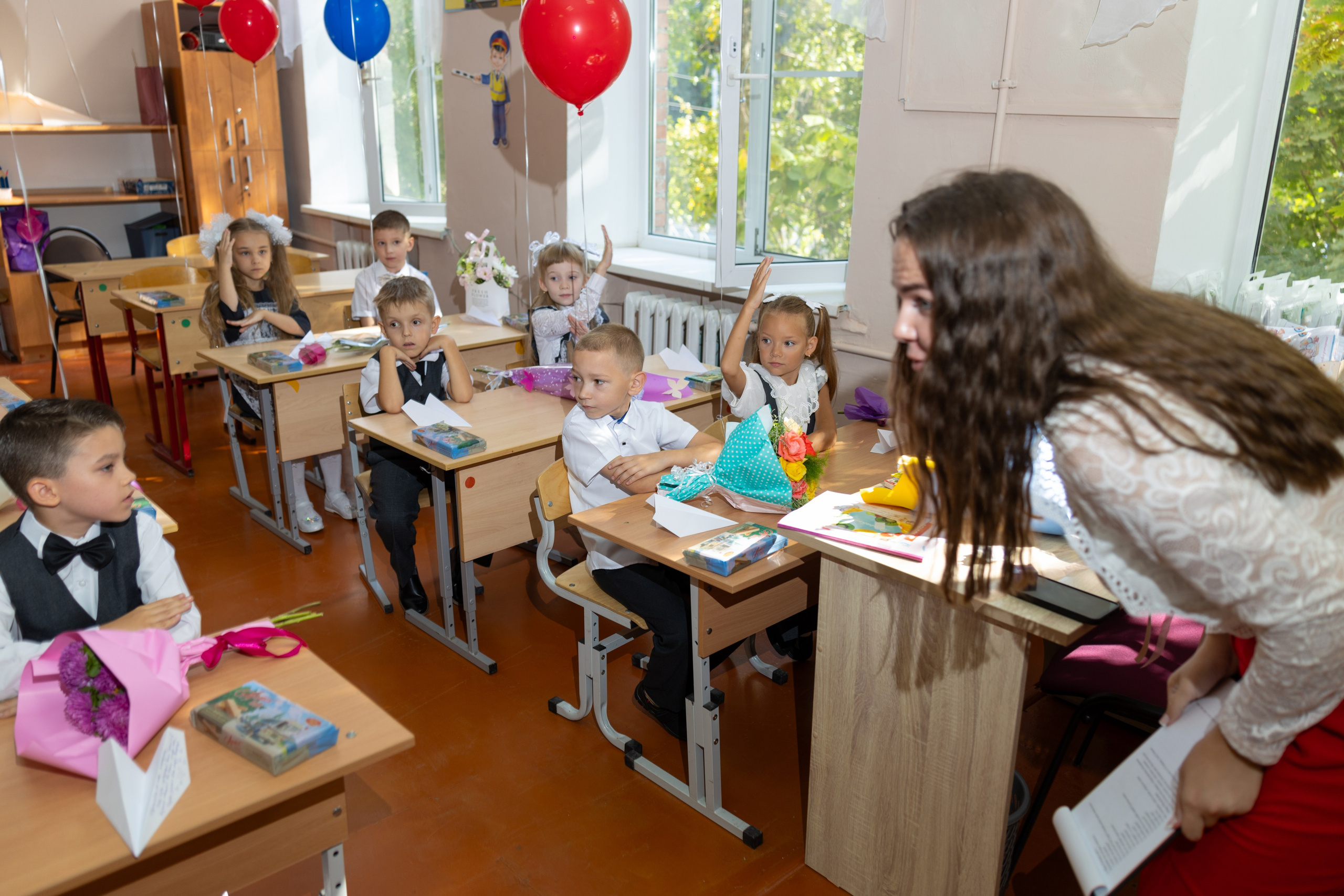 1 сентября. Когда не пустили на линейку. Фотограф Олег Сотник