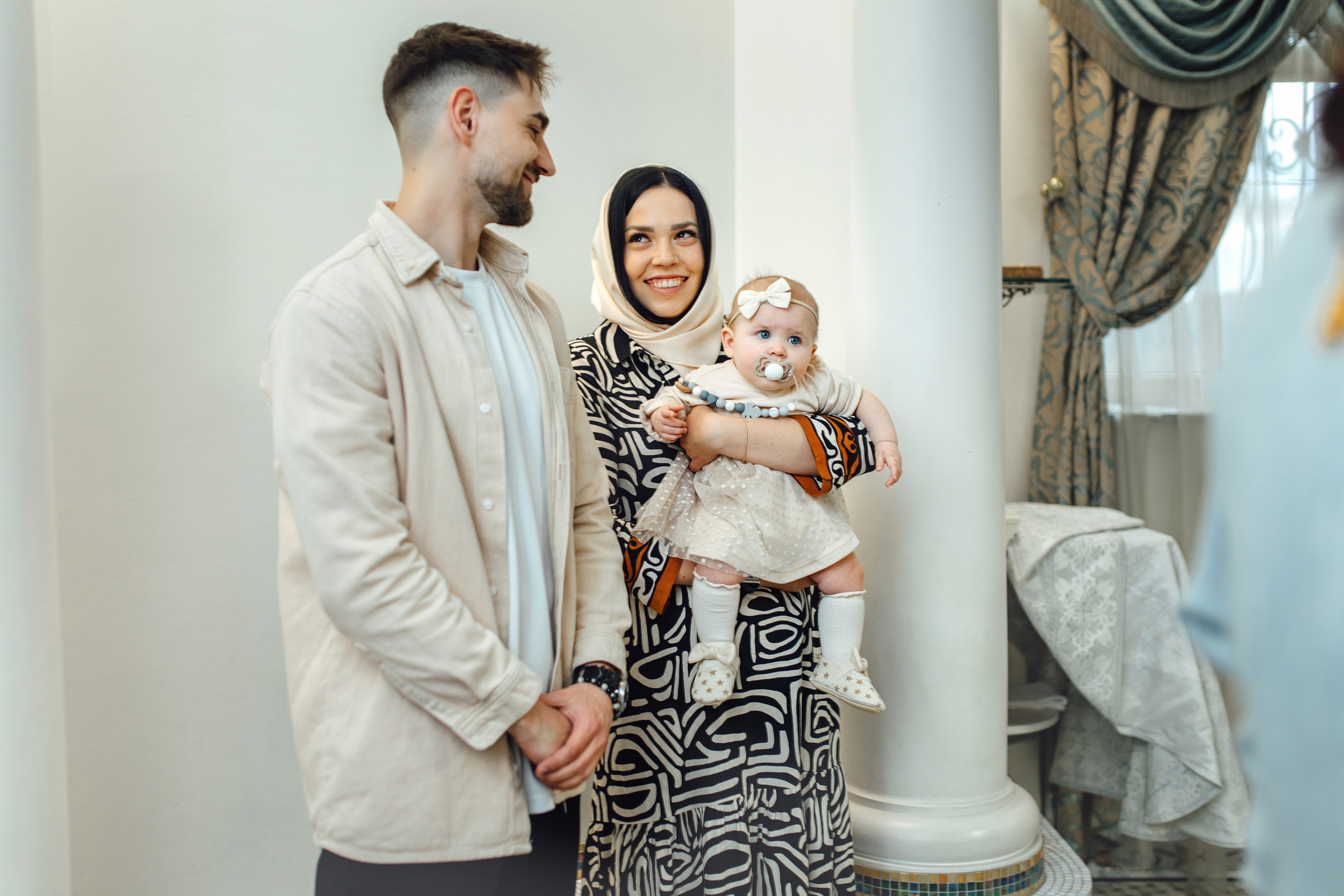 Таинство крещения Софии, апрель 2024