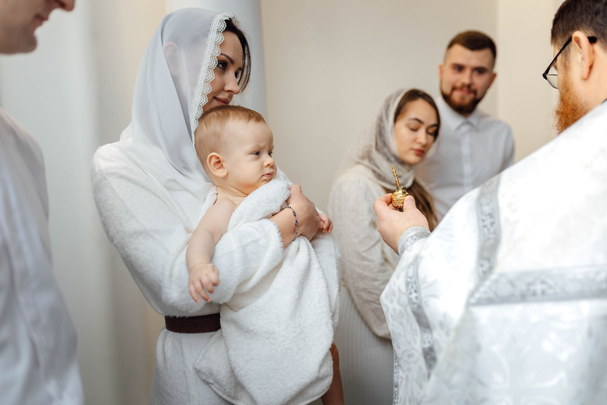 Крещение Демида, храм Святой Троицы, декабрь 2025