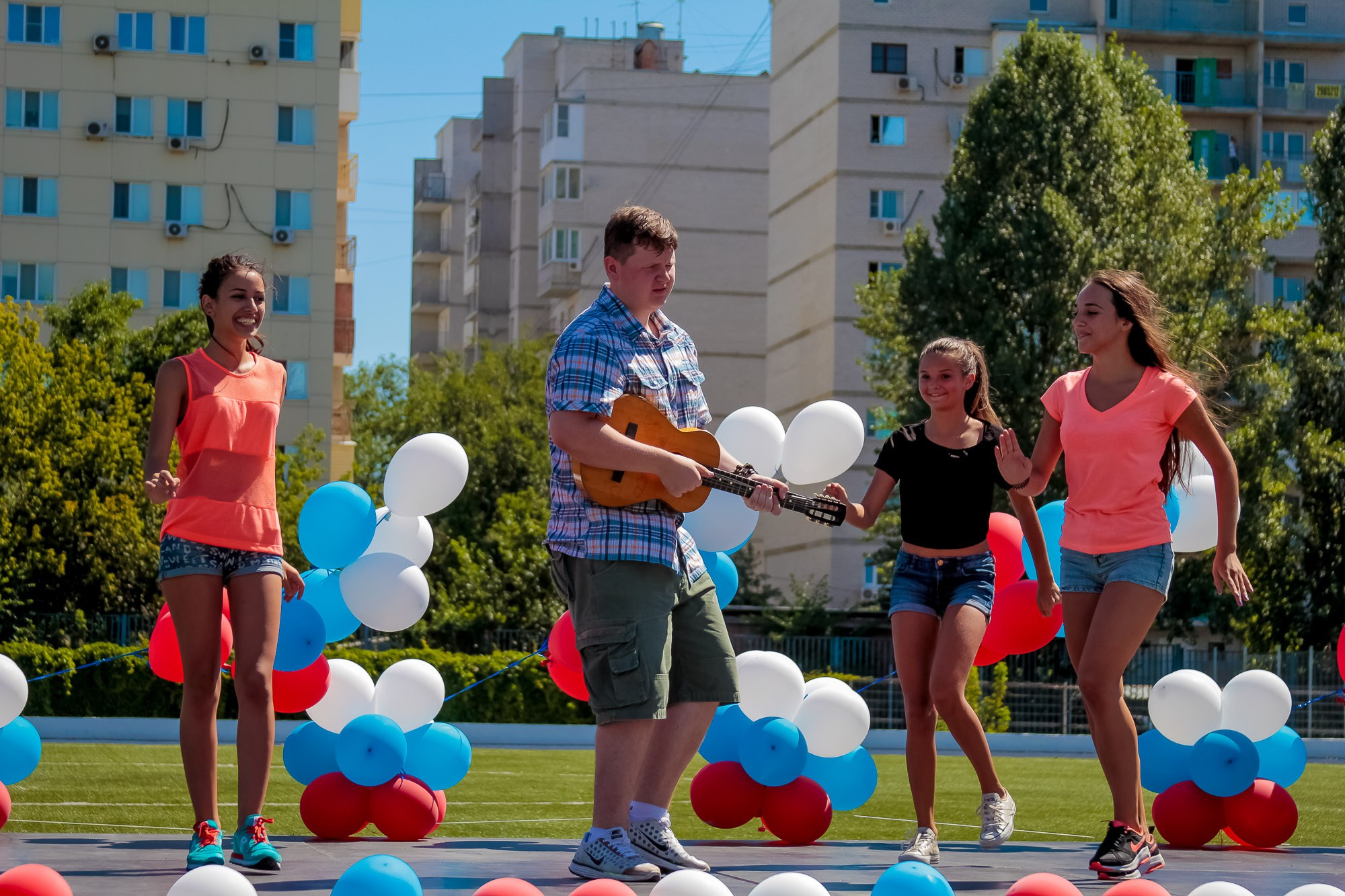 День Физкульт. Максим Матвийченко и Виктория Басова профессионалы своего дела