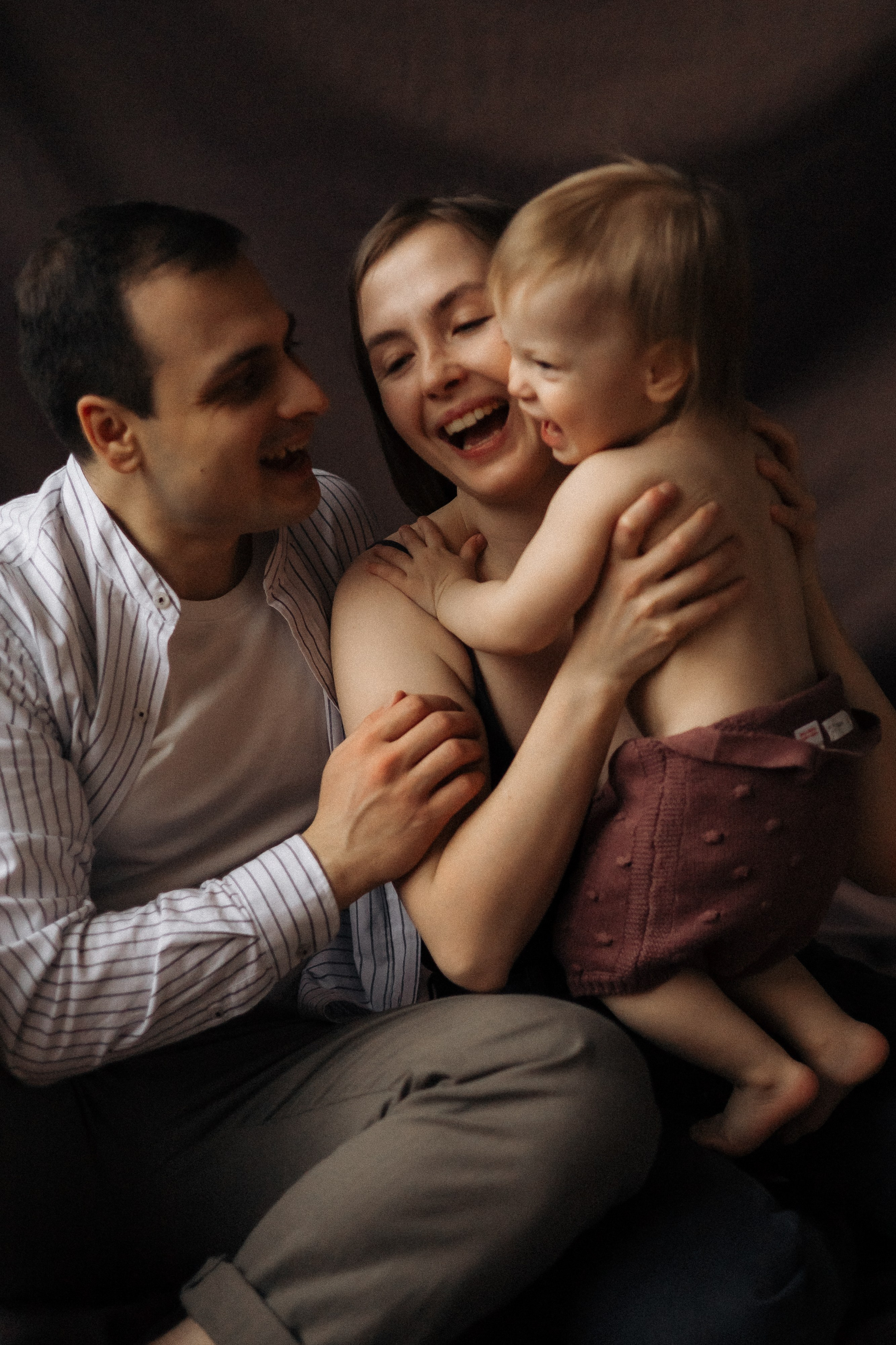 Сабина с мамой и папой