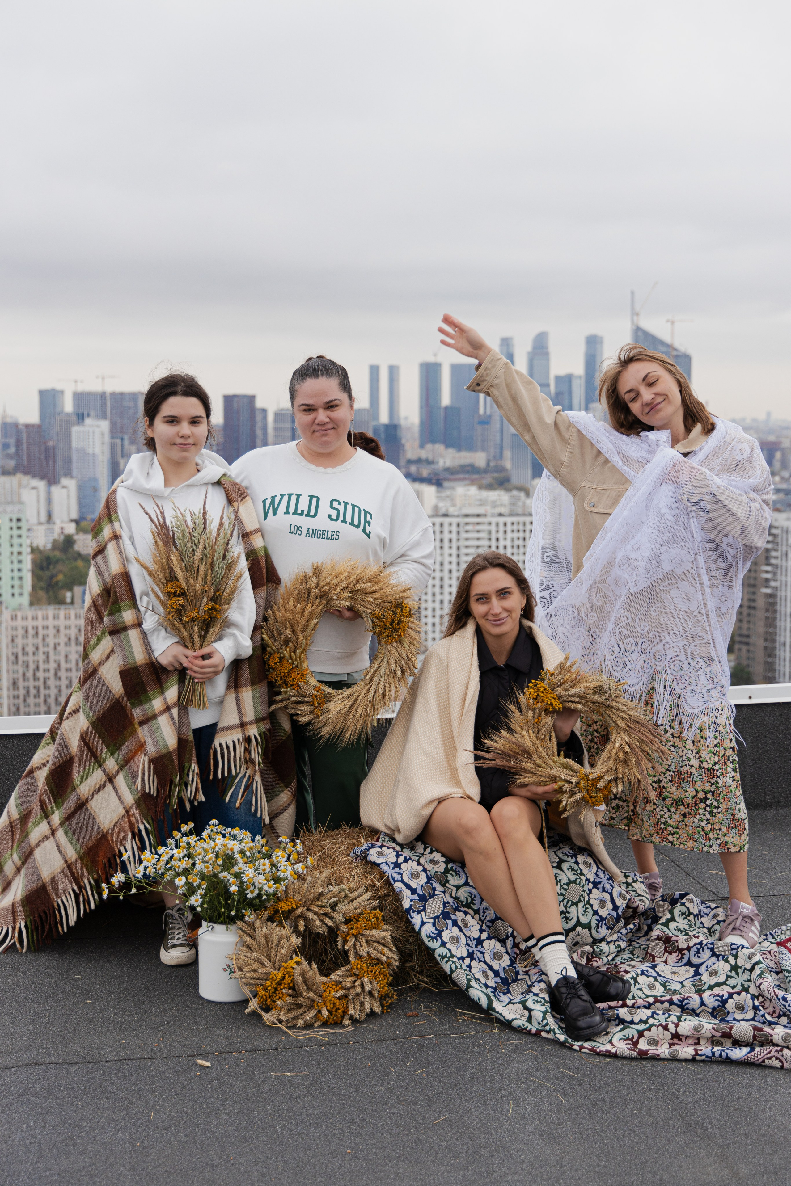 МК Осенний венок (локация на крыше). Анастасия Ракчеева Художник