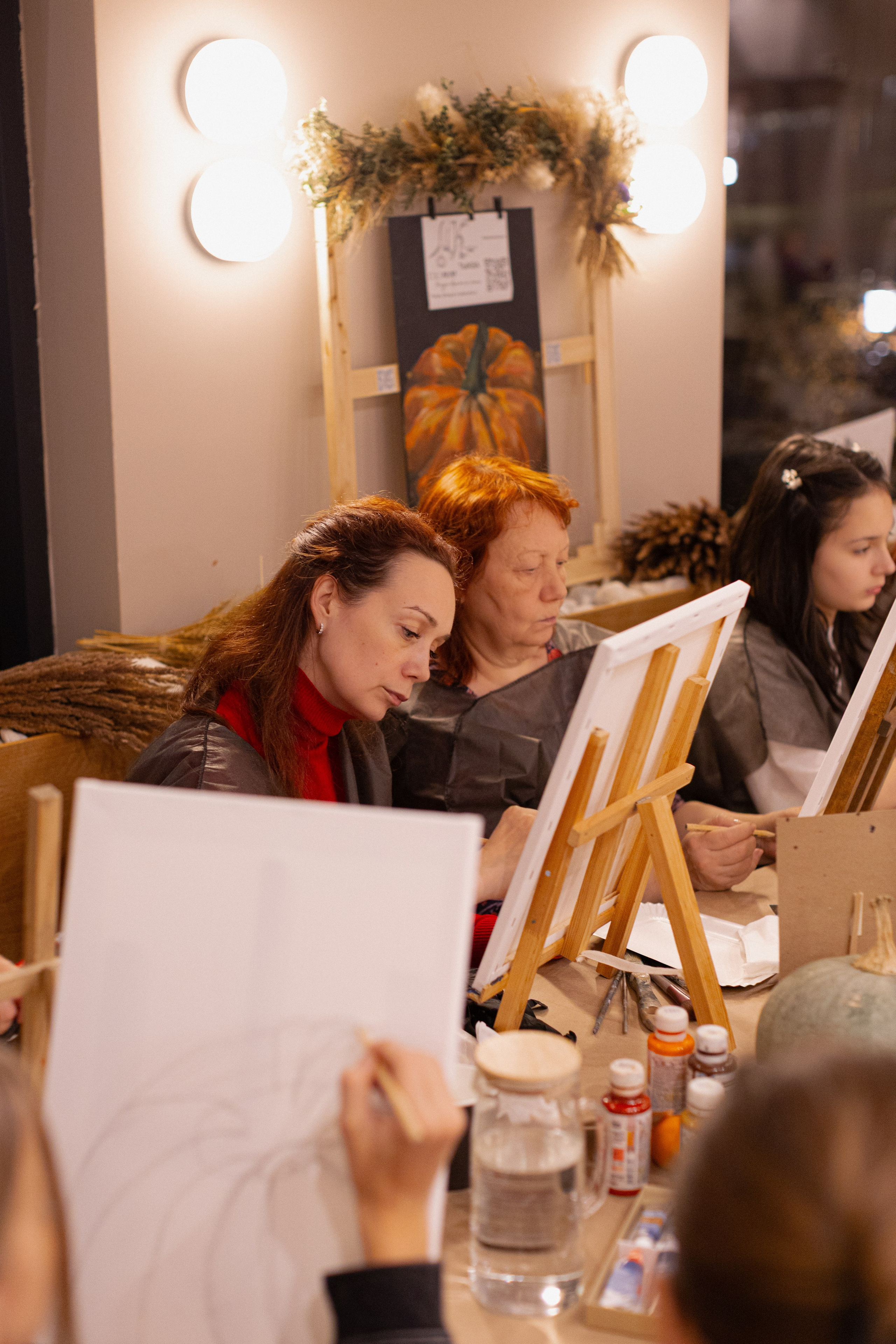 МК Тыква в кафе Здрасте. Анастасия Ракчеева Художник