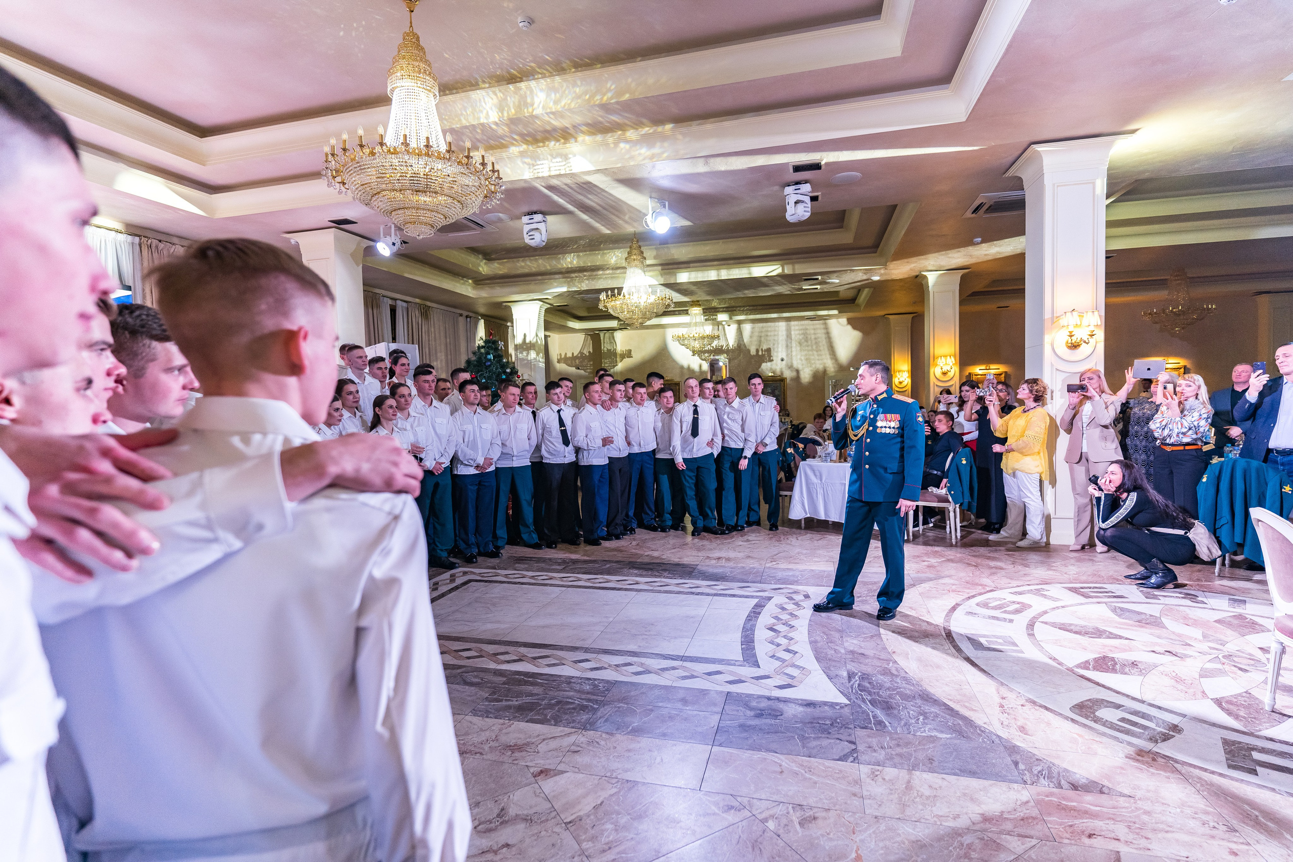 Фотосъемка выпуска военной академии и вручение дипломов