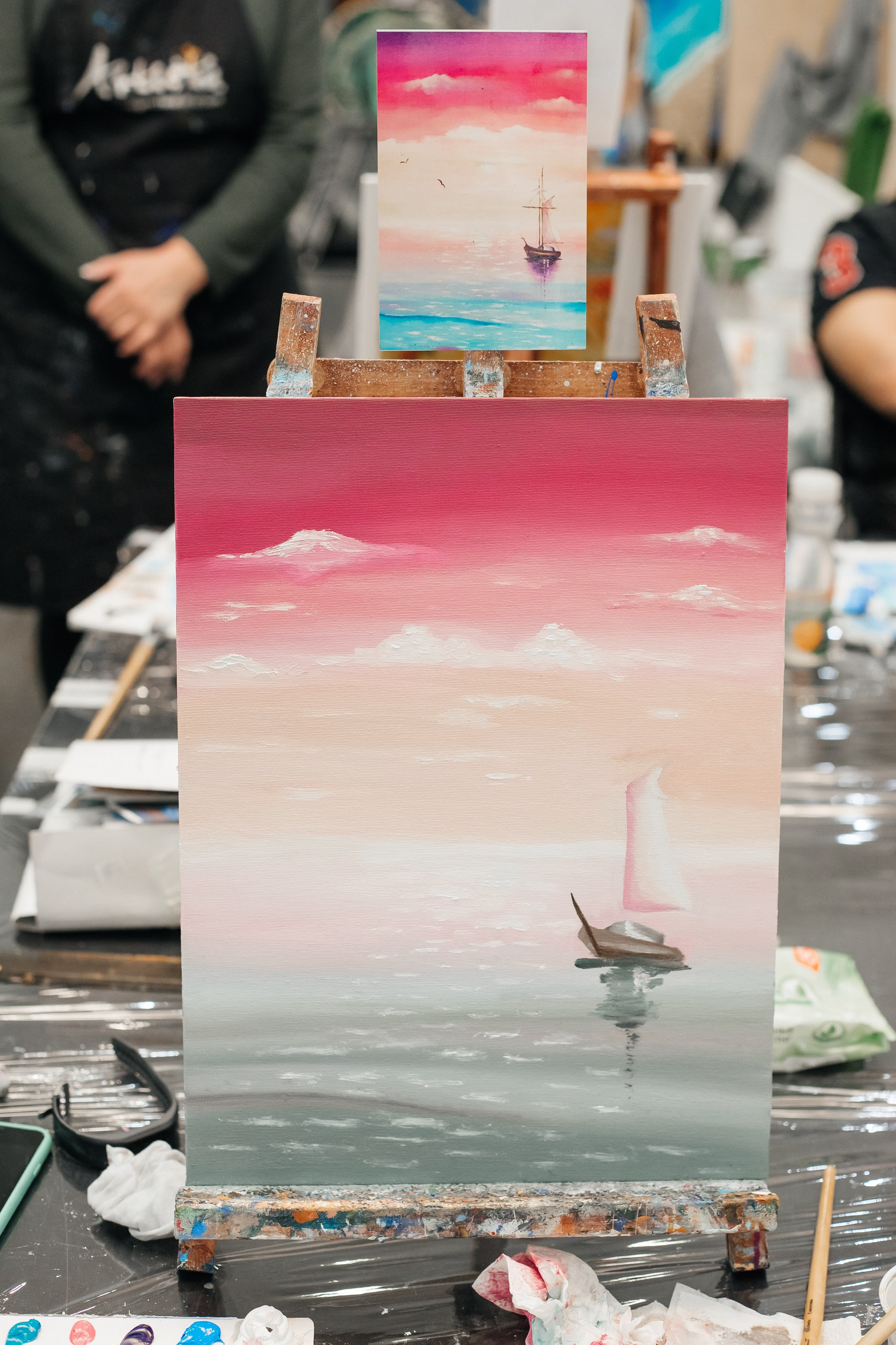 Artista. Мастер-класс по живописи. Семейный фотограф в Санкт-Петербурге Ева Маркова