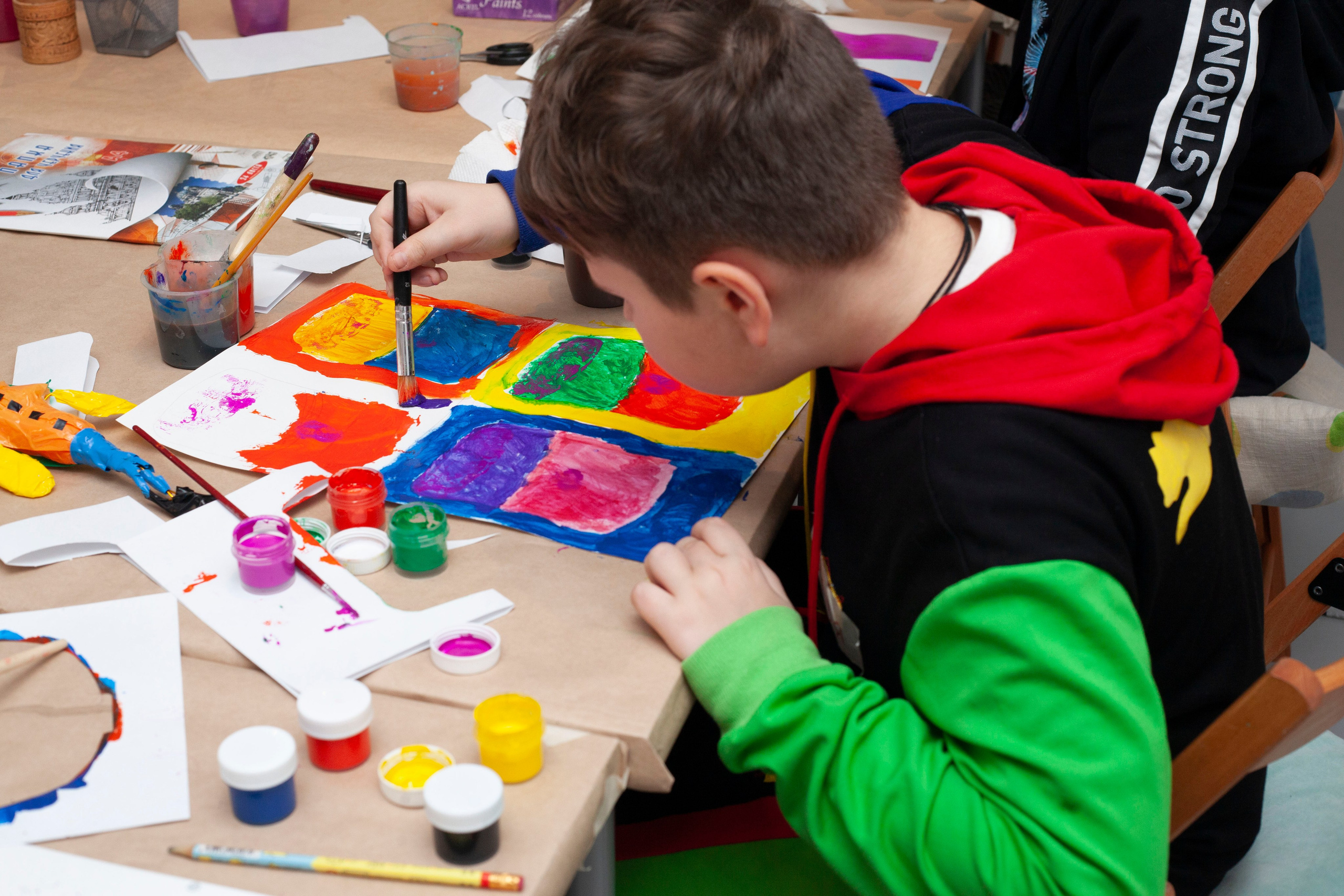 Детский мастер-класс в ММОМА. Stanislav Baryshev — People. Emotions. Atmosphere