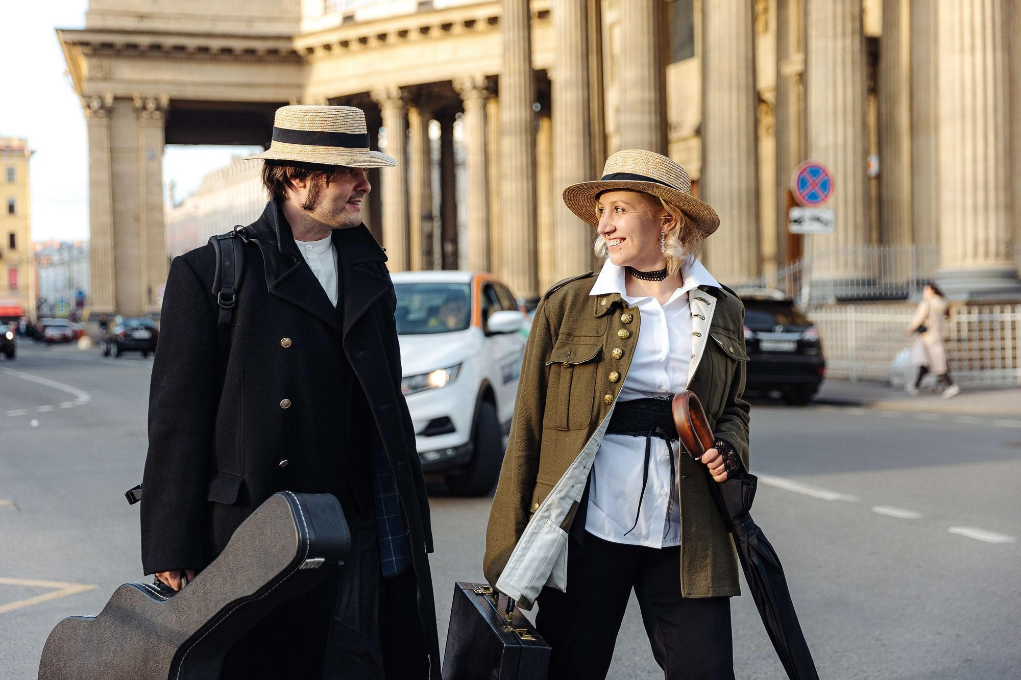 Фотосессия лав стори Вани и Рины в СПб