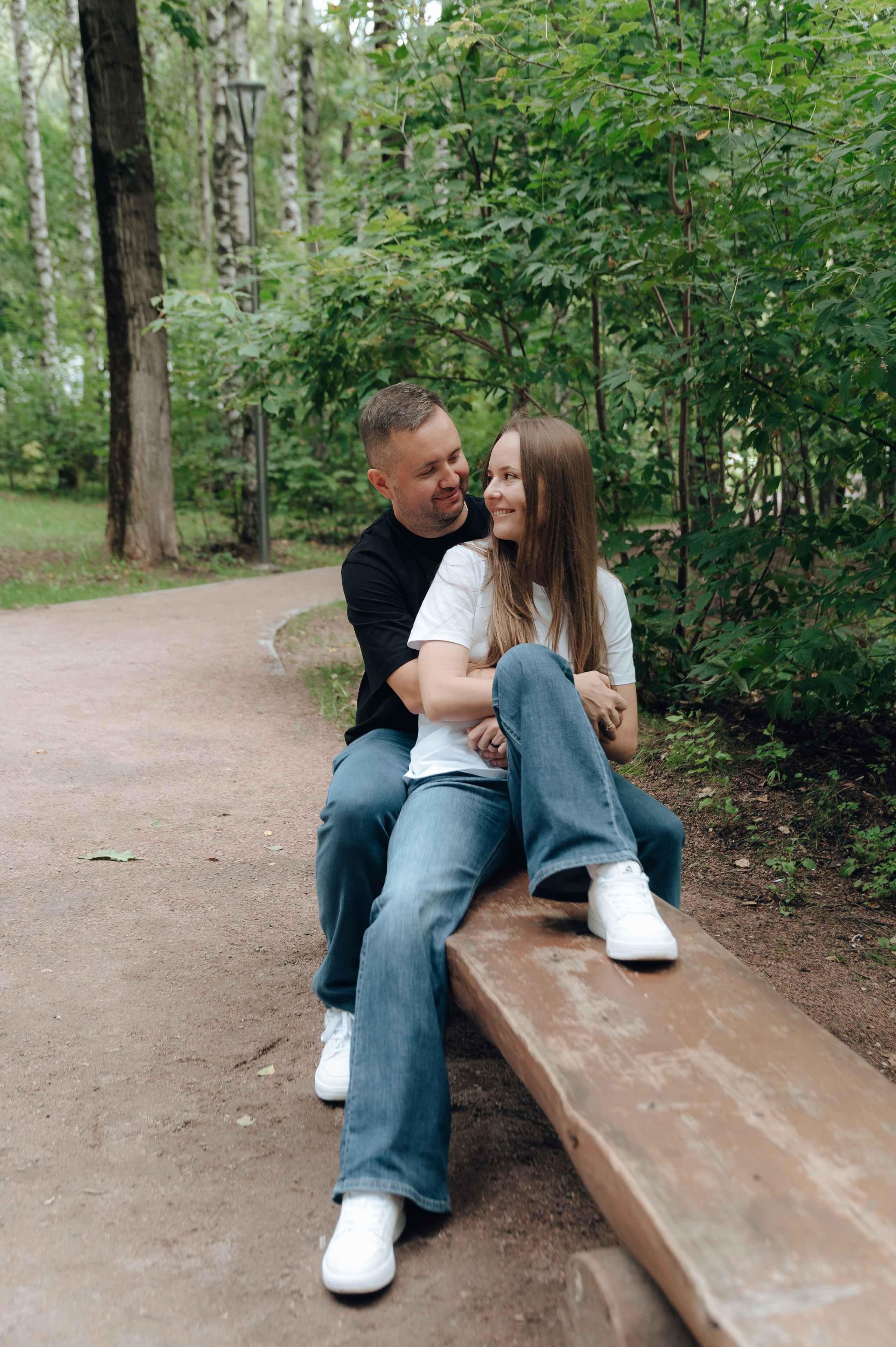 Трое в парке и меховой шар. Детский и семейный фотограф Катерина Мишина