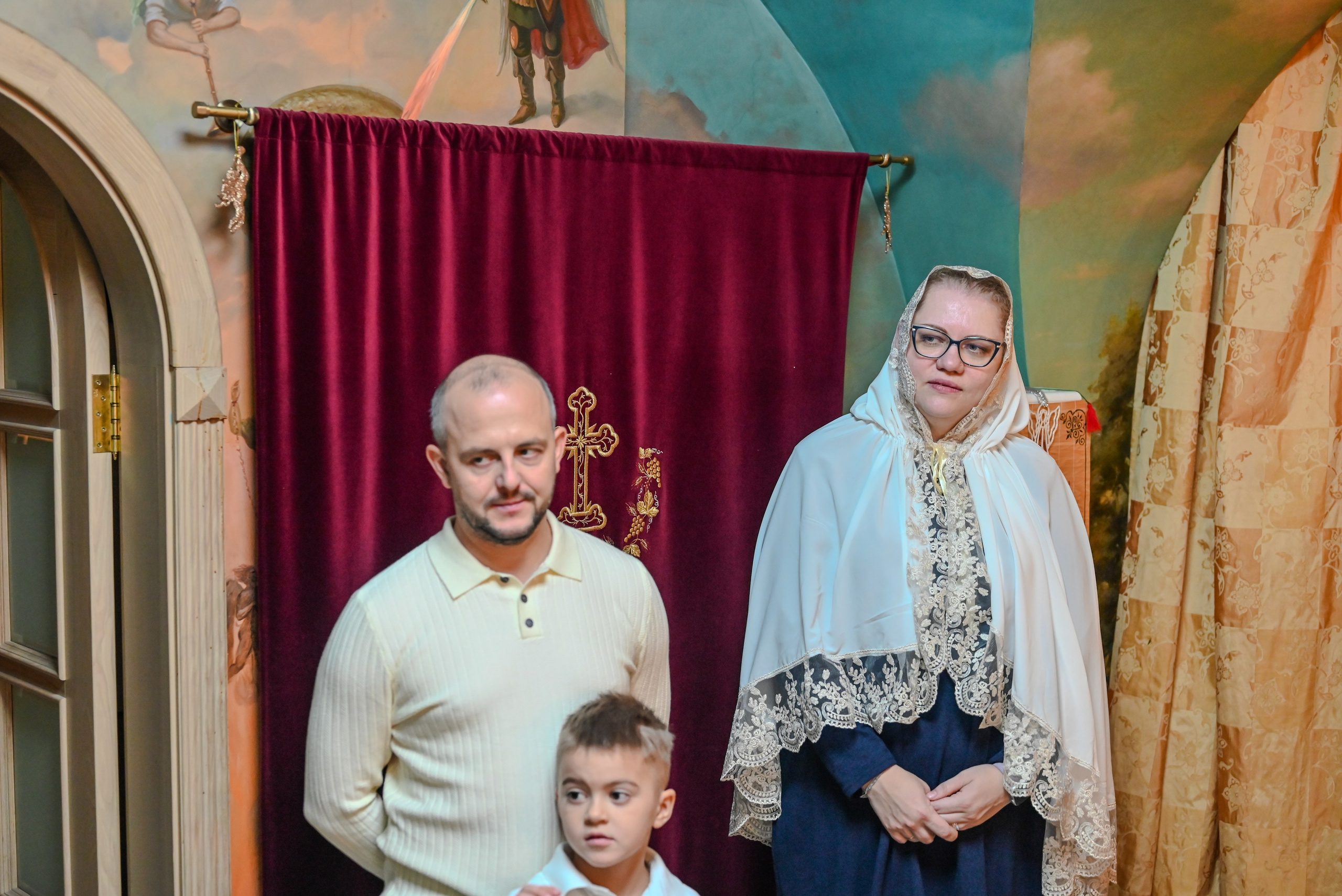 Крещение Совхоз Ленина. Семейный и детский фотограф Москва