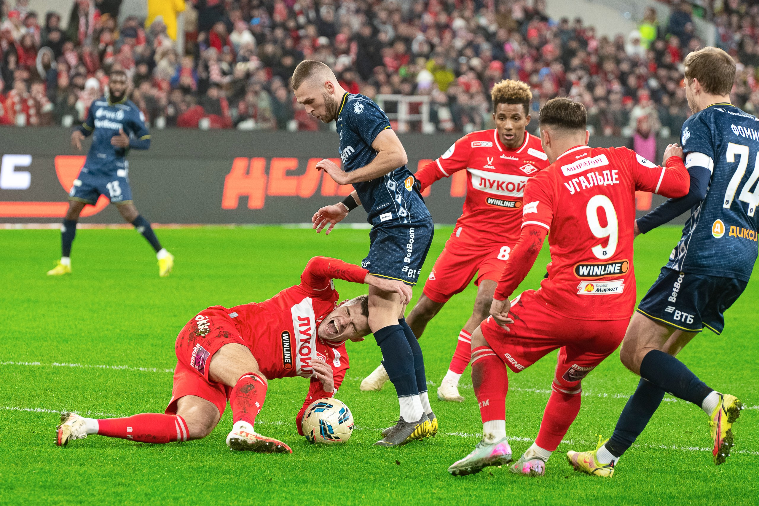 Спартак — Динамо — Чемпионат РПЛ. Спортивная фотосъемка в Москве и Московской области — Спорт в Москве