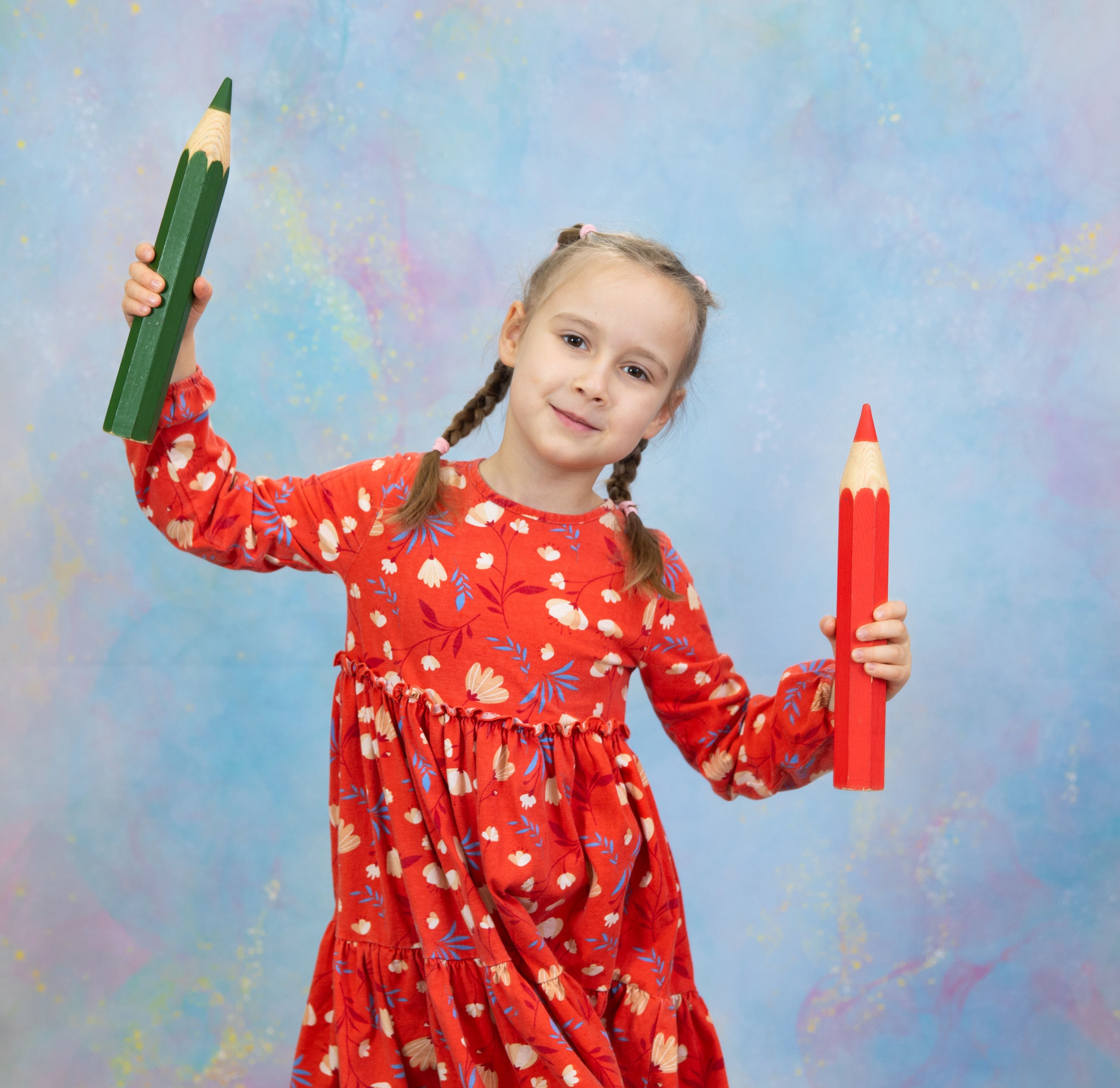 интересный фон для  портретов в детском саду