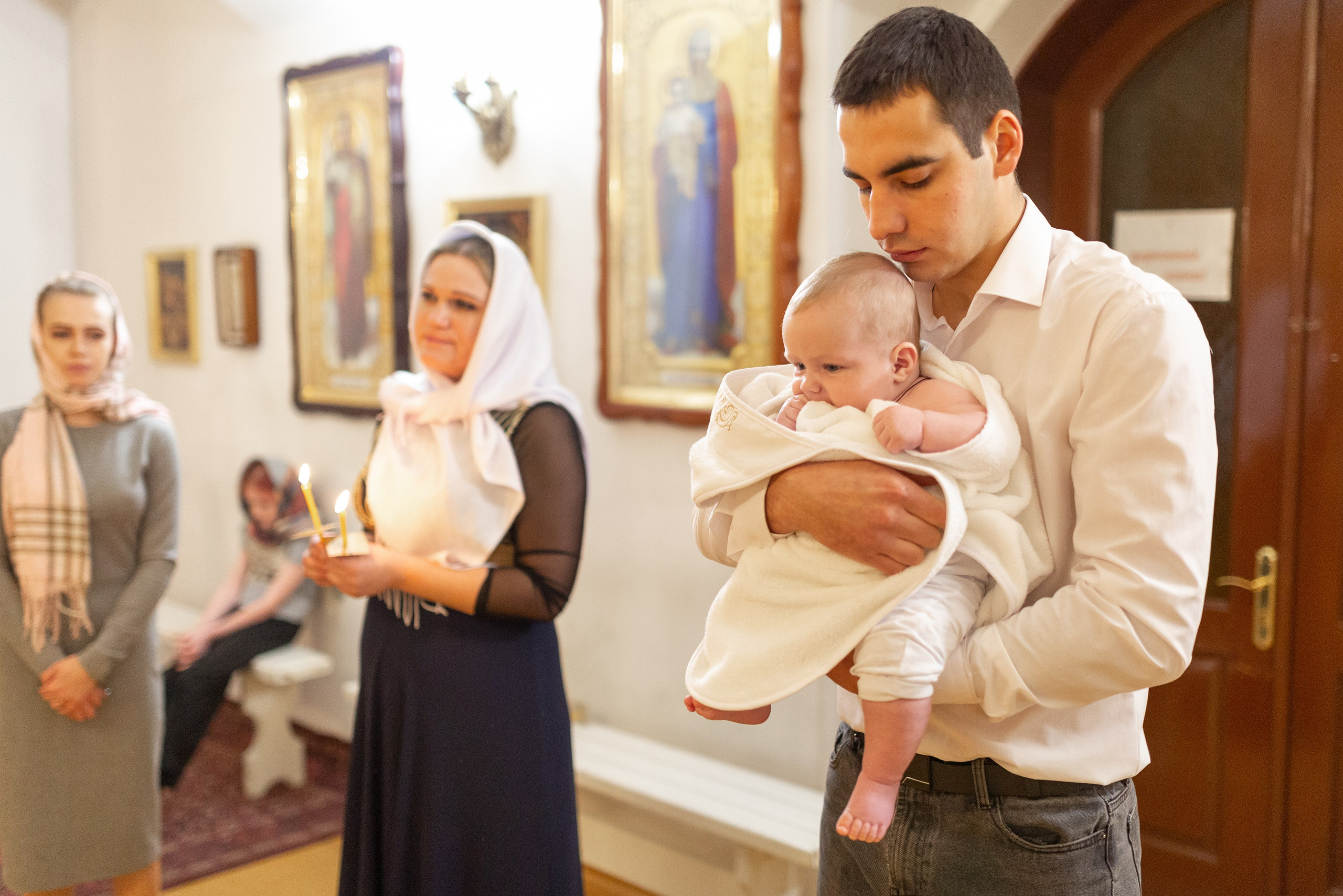 Таинство крещения. Фотограф Комаров Сергей