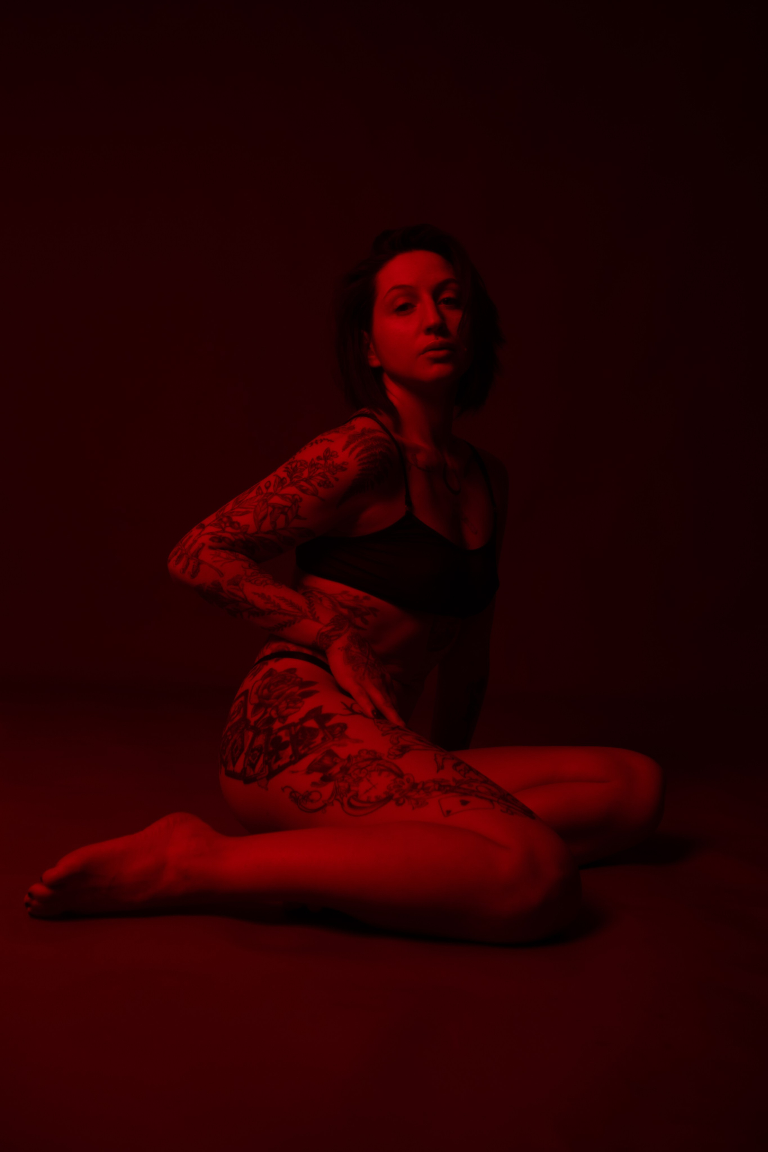 Красное настроение Алексы. Фотограф Коробова Екатерина