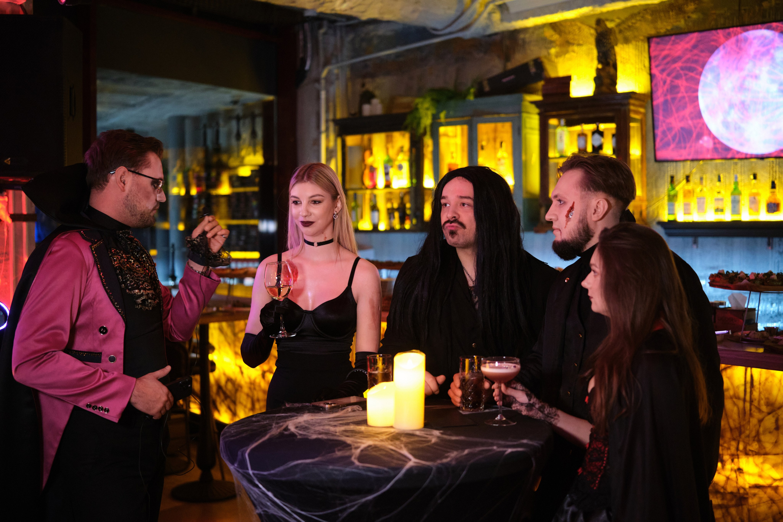 Бал вампиров в гастропабе Особняк. Репортажный фотограф Дмитрий Литвинский. Минск, Беларусь, мир
