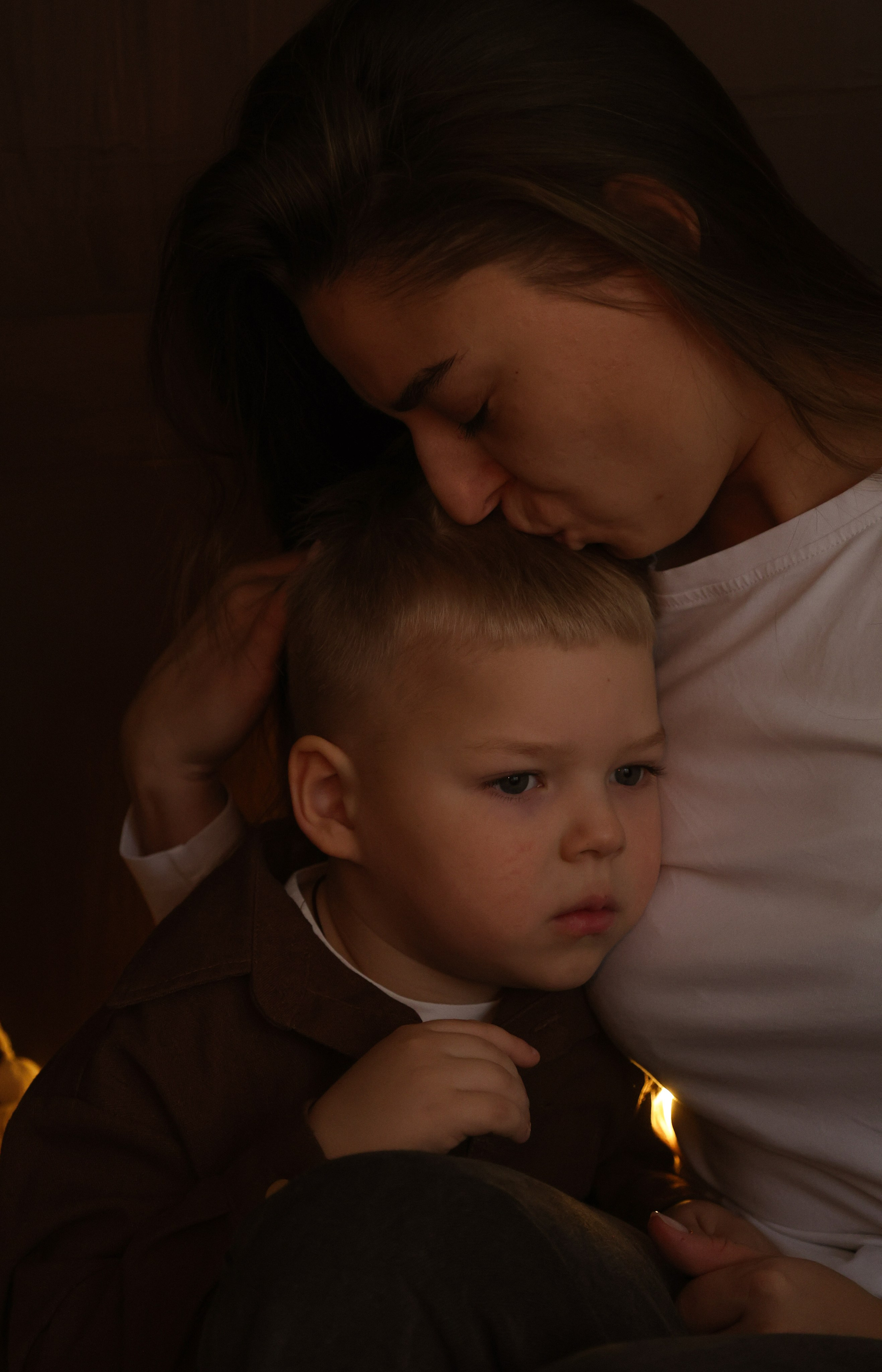 Семейная новогодняя съемка в студии. Фотограф в Санкт-Петербурге Валерия Закатеева