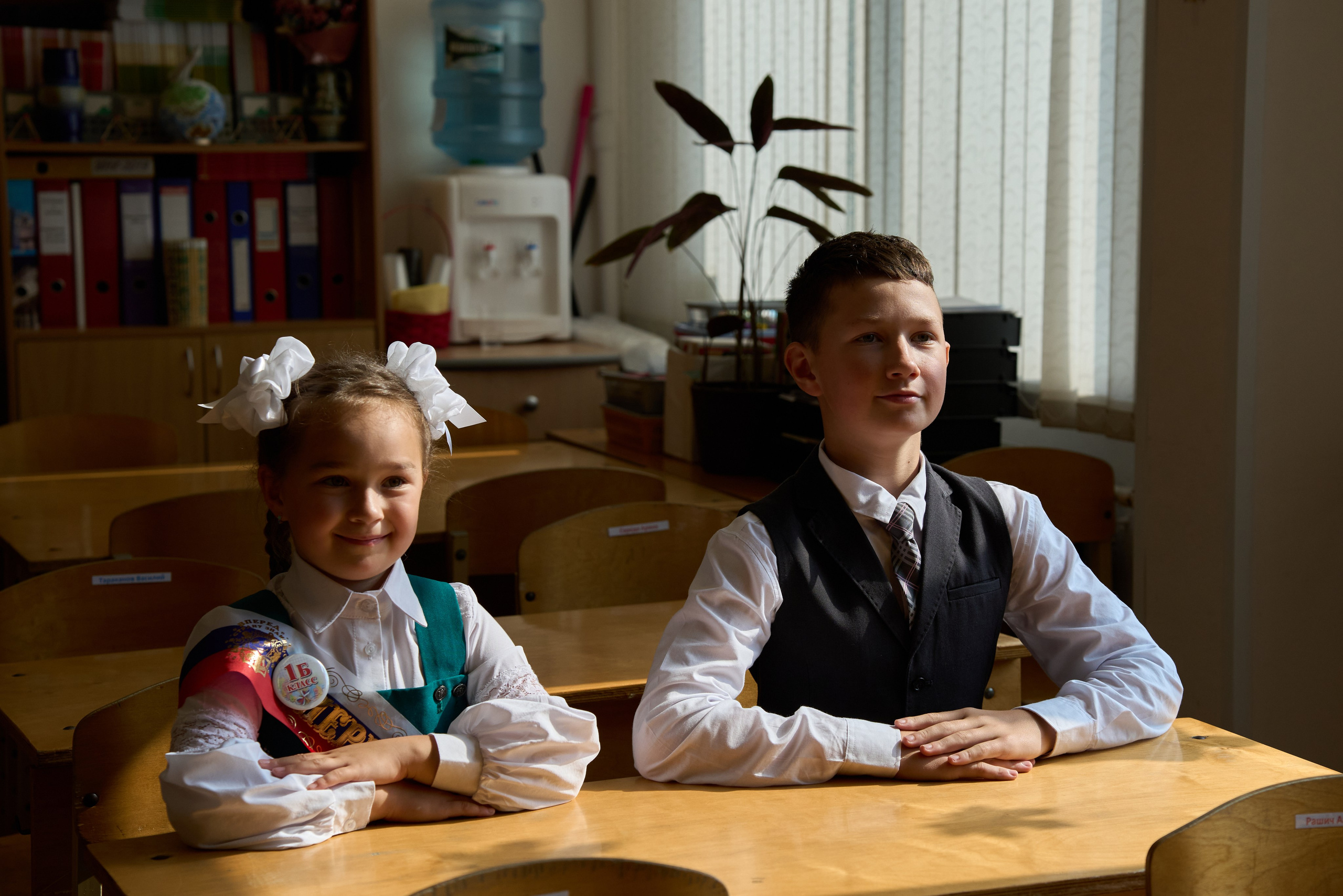 Школьная линейка. 1«Б». Фотограф в Санкт-Петербурге Настя Атом