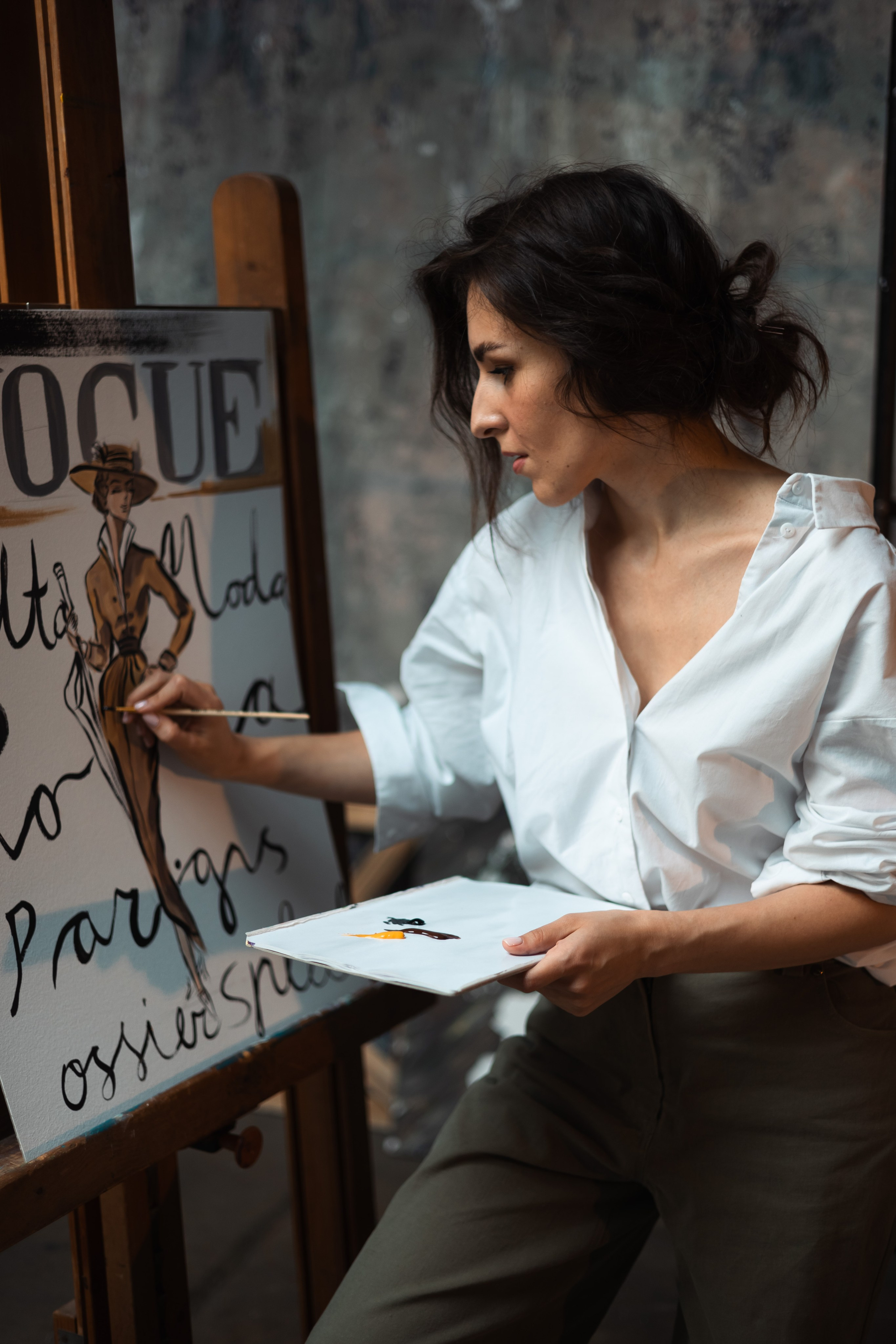 Мастерская художницы. Фотограф в Москве Дарья Гоглева