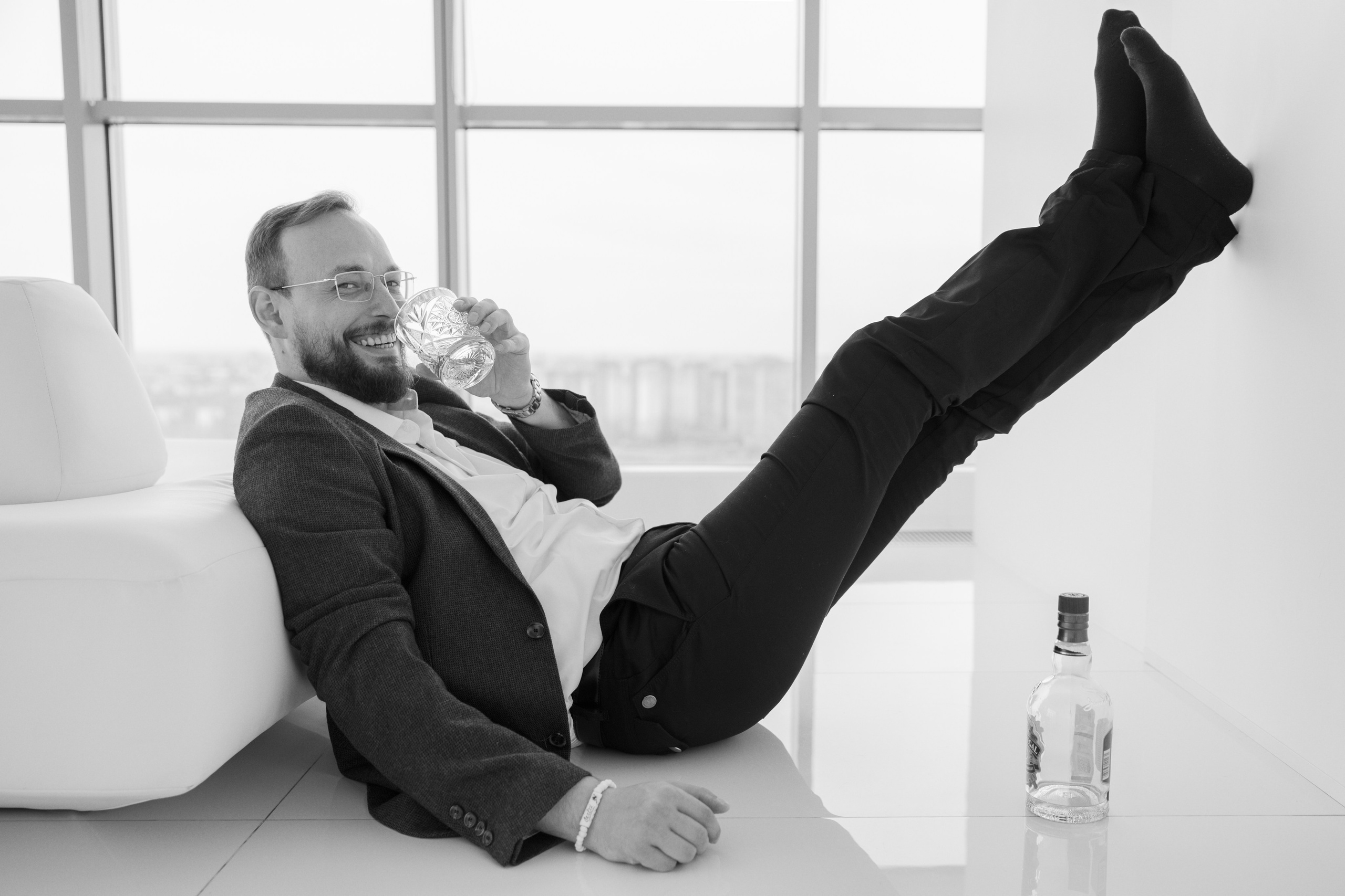 Мужская портретная съемка в студии. Фотограф в Санкт-Петербурге Вагнер Юлия