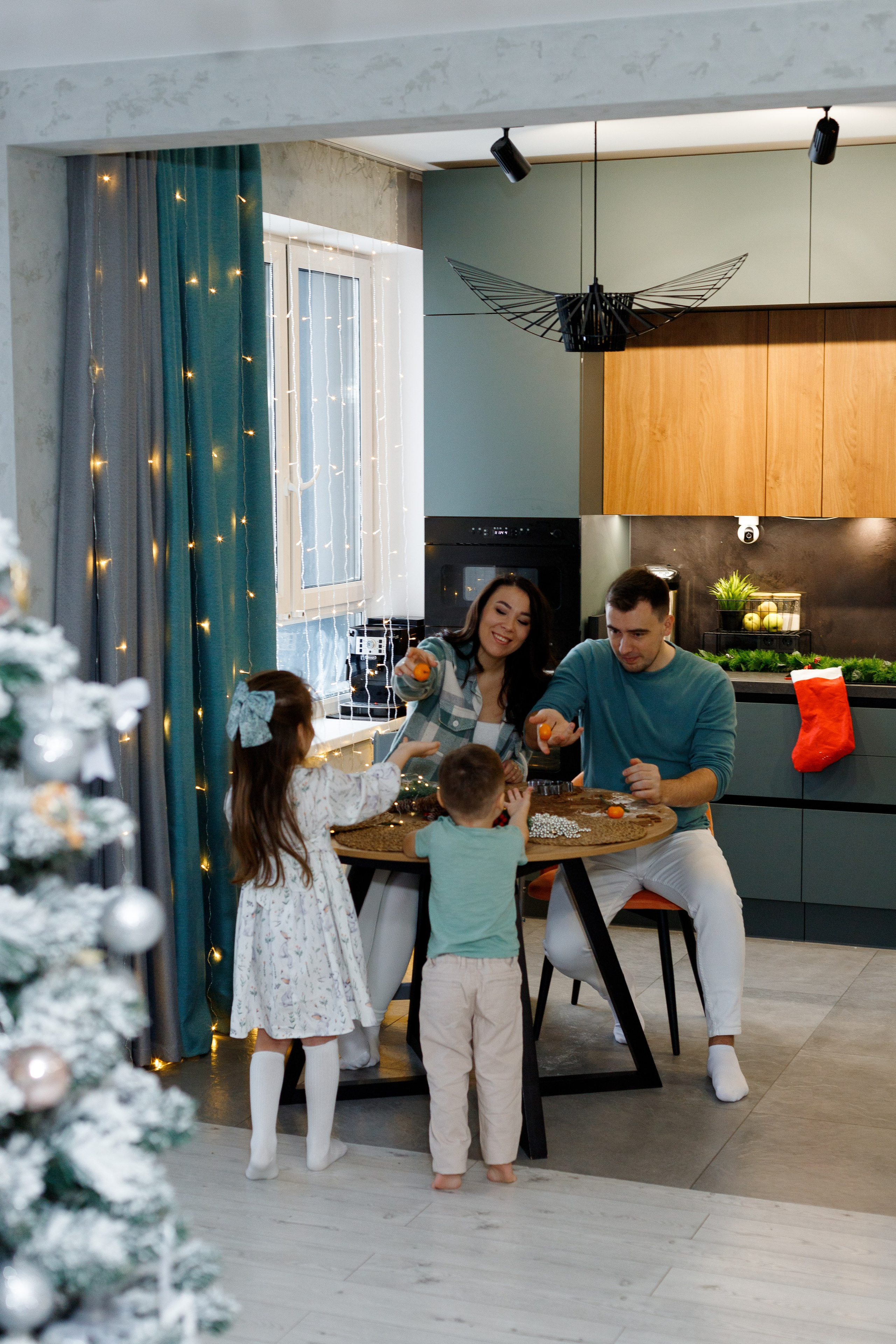 Предновогодняя домашняя фотосессия. Фотограф Александра Сыщенко