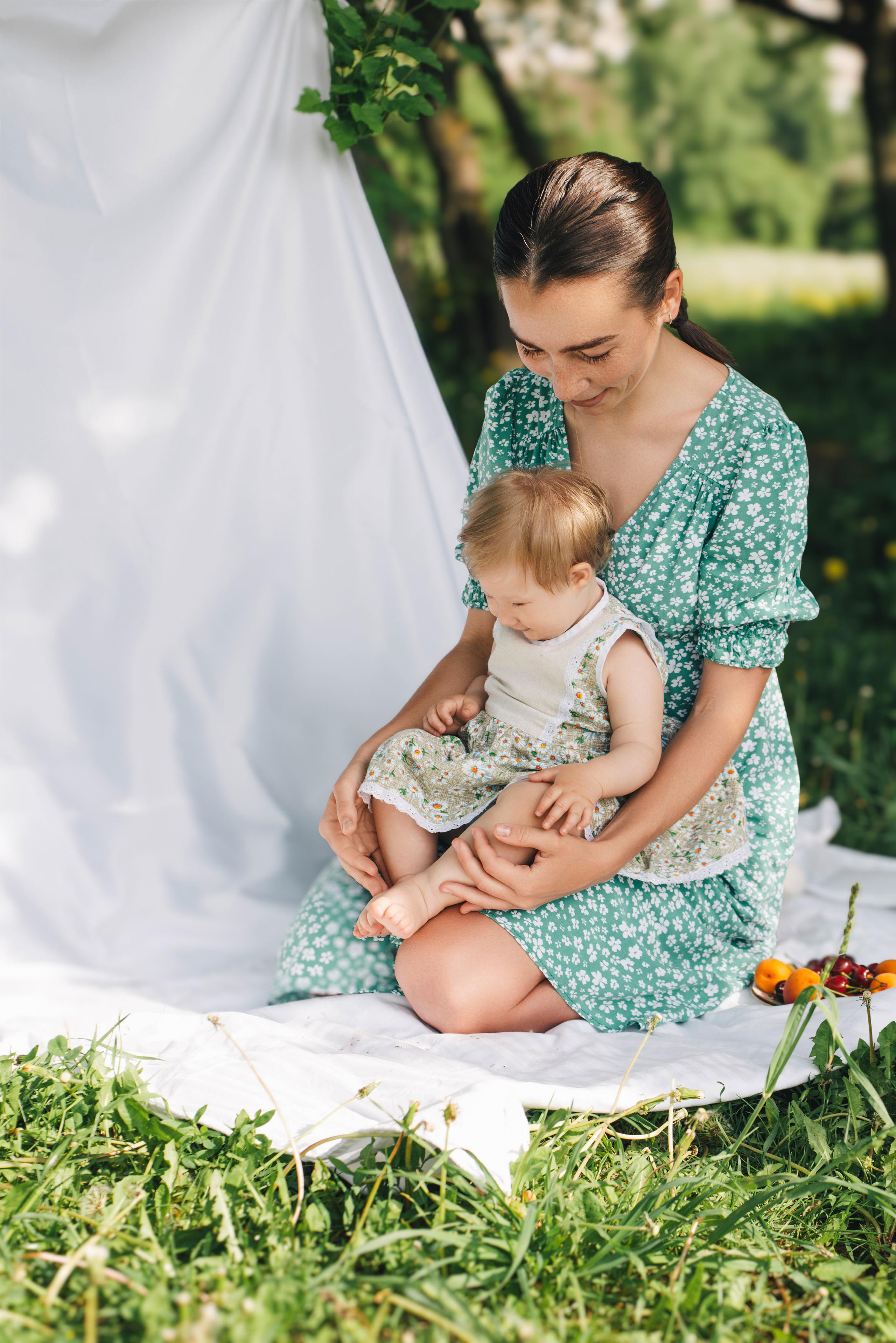 Дарья и Машуля / Фотосессия в честь 1 годика. Фотограф в Санкт-Петербурге Марина Парникова