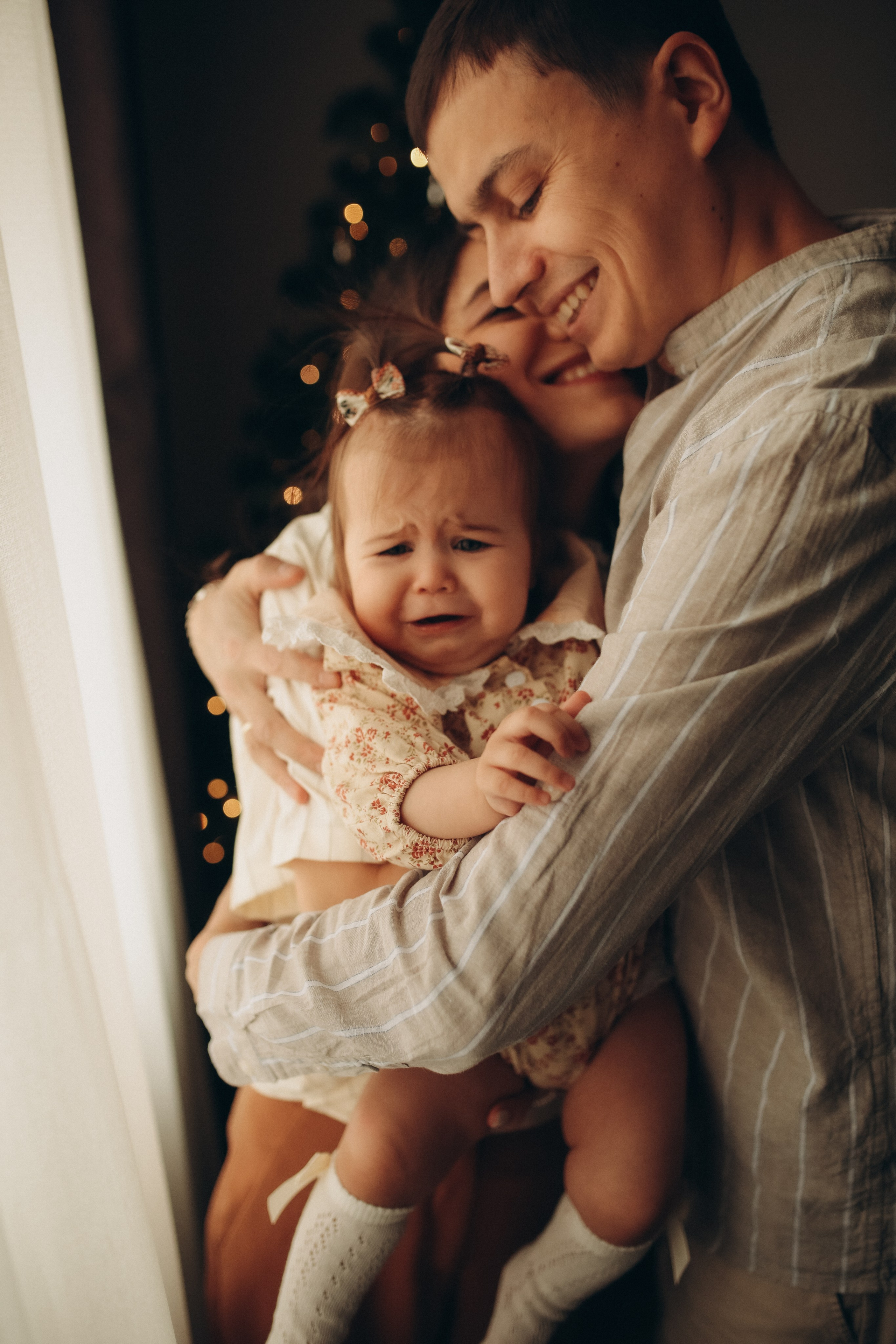 Барно, Сергей и крошка Таисия. Семейный фотограф в Москве и Люберцах Юлия Гуськова