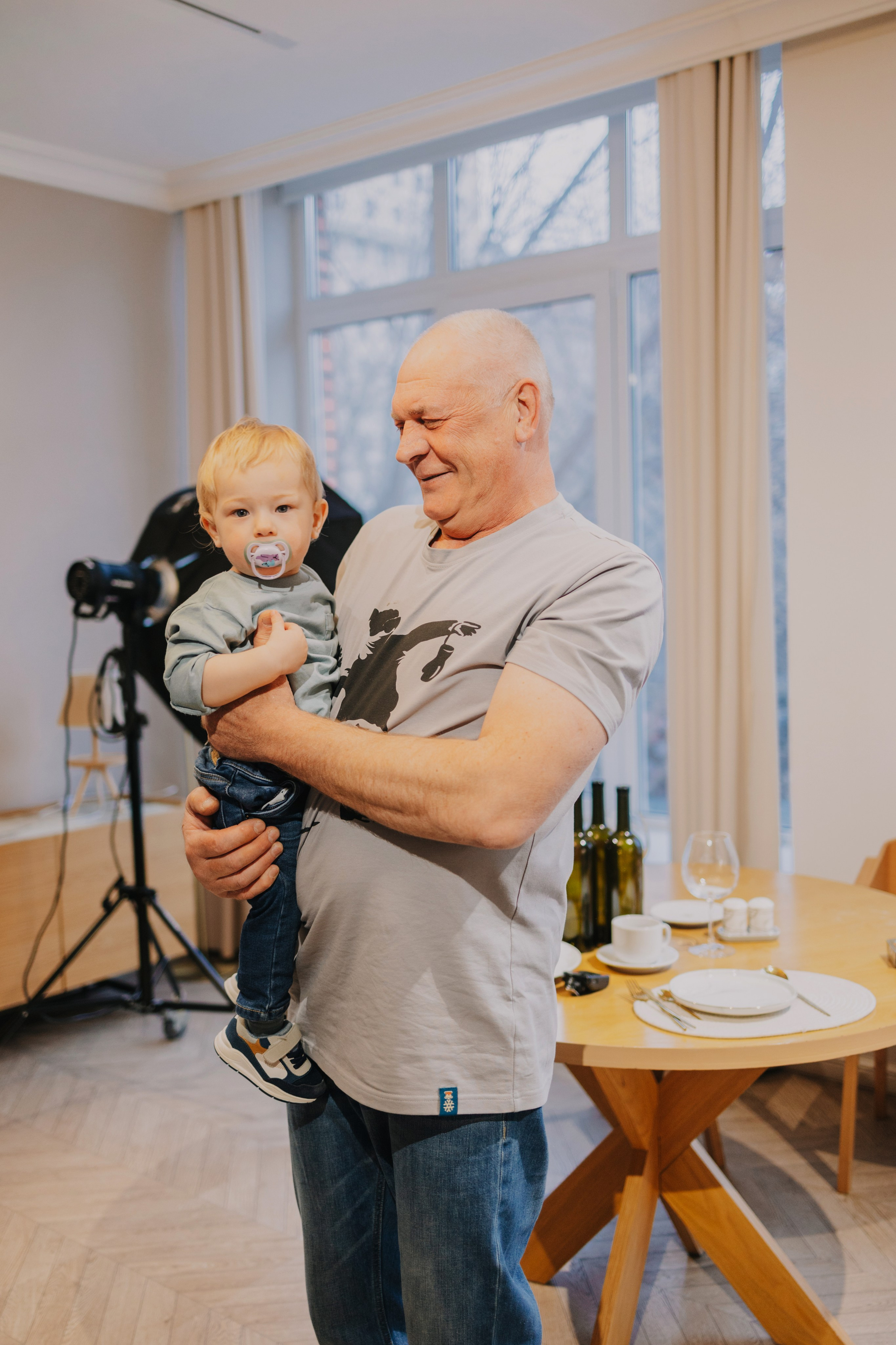 Большая семья. Домашняя фотосессия