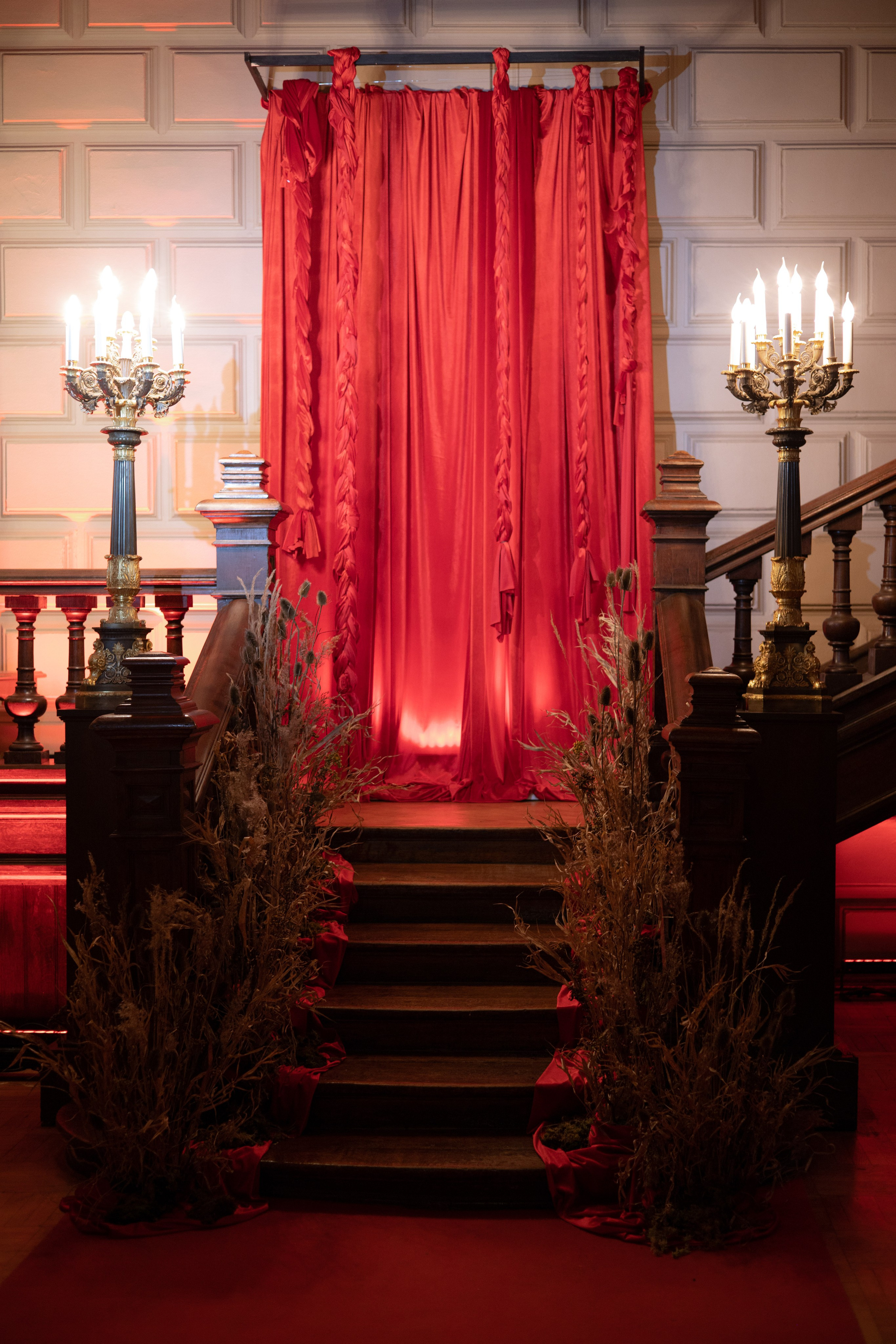 Новогодний корпоратив в фольклорном стиле. Особняк Лемана. Оформление свадеб, декор свадеб Вера Маркова, Москва