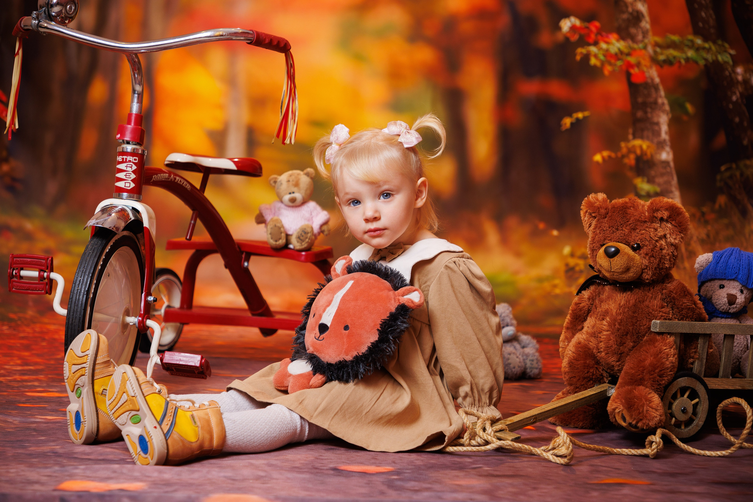 Велосипед. Детская фотостудия Москва