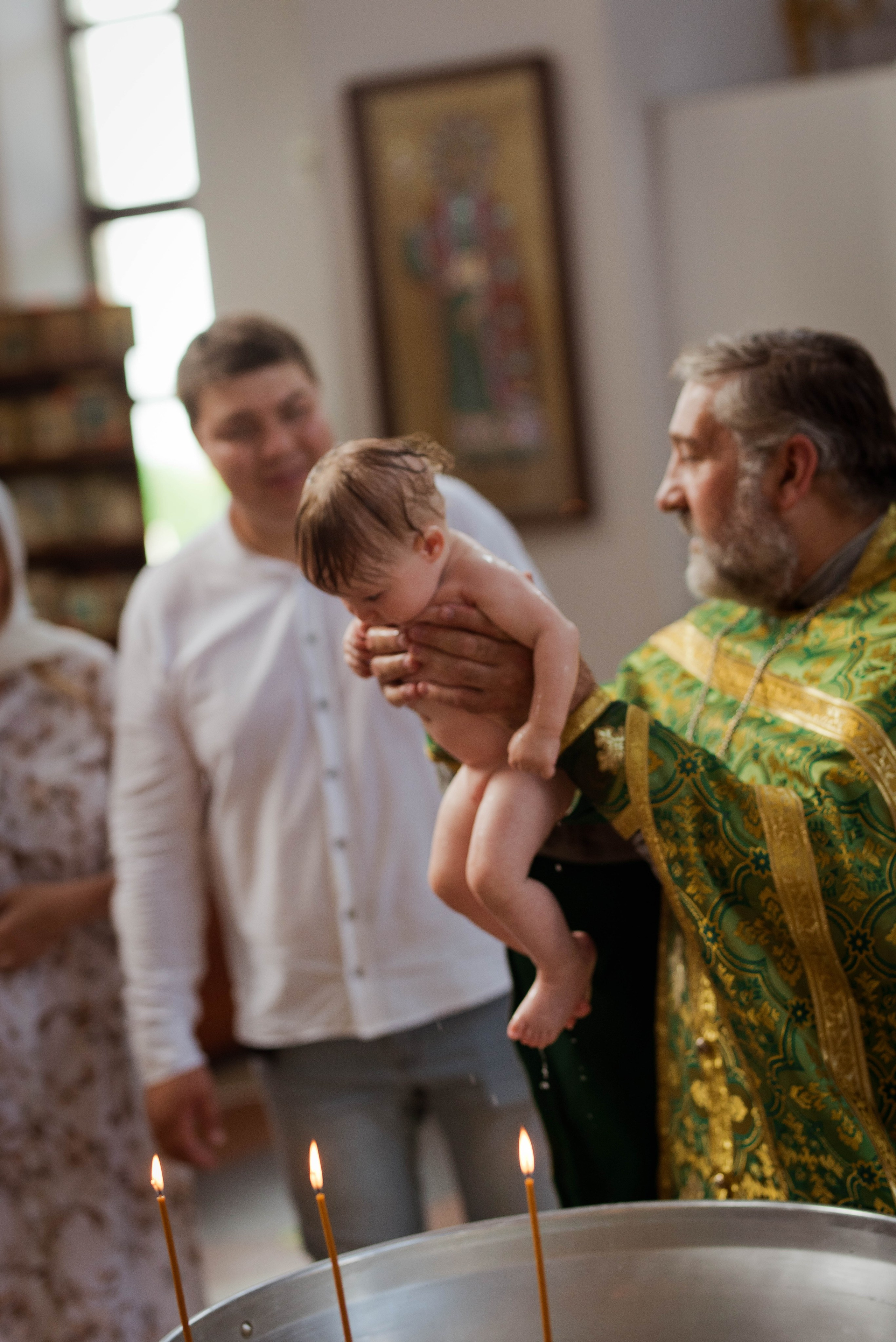 Крещение Варвары. Свадебный и семейный фотограф Яна Стражева. Волгоград, Москва