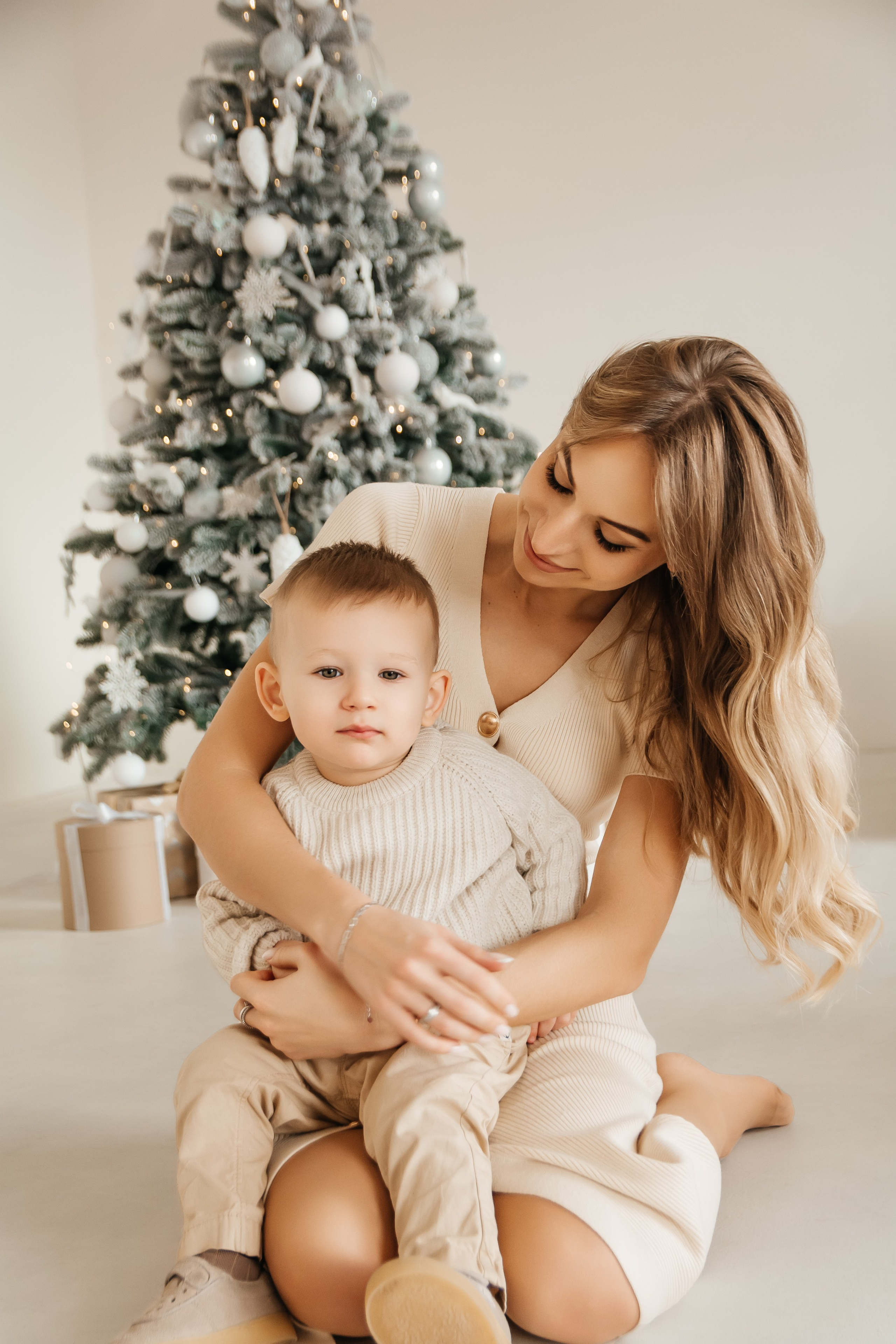 Новогодняя фотосессия Юля, Ярослав и Ростик. Семейный и детский фотограф Кущ Наташа