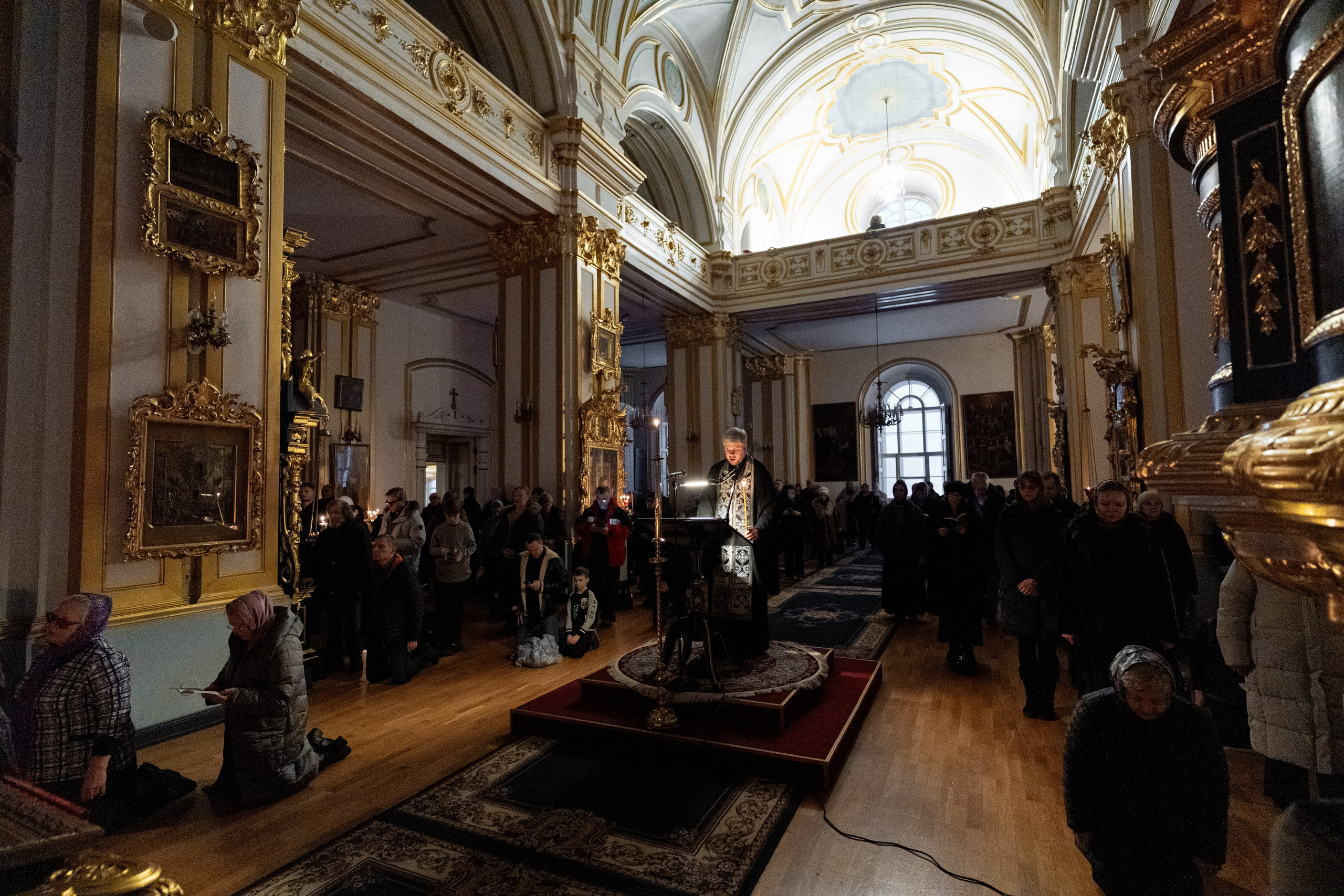 Великое повечерие с чтением Великого покаянного канона преп. Андрея Критского. НИКОЛО-БОГОЯВЛЕНСКИЙ МОРСКОЙ СОБОР