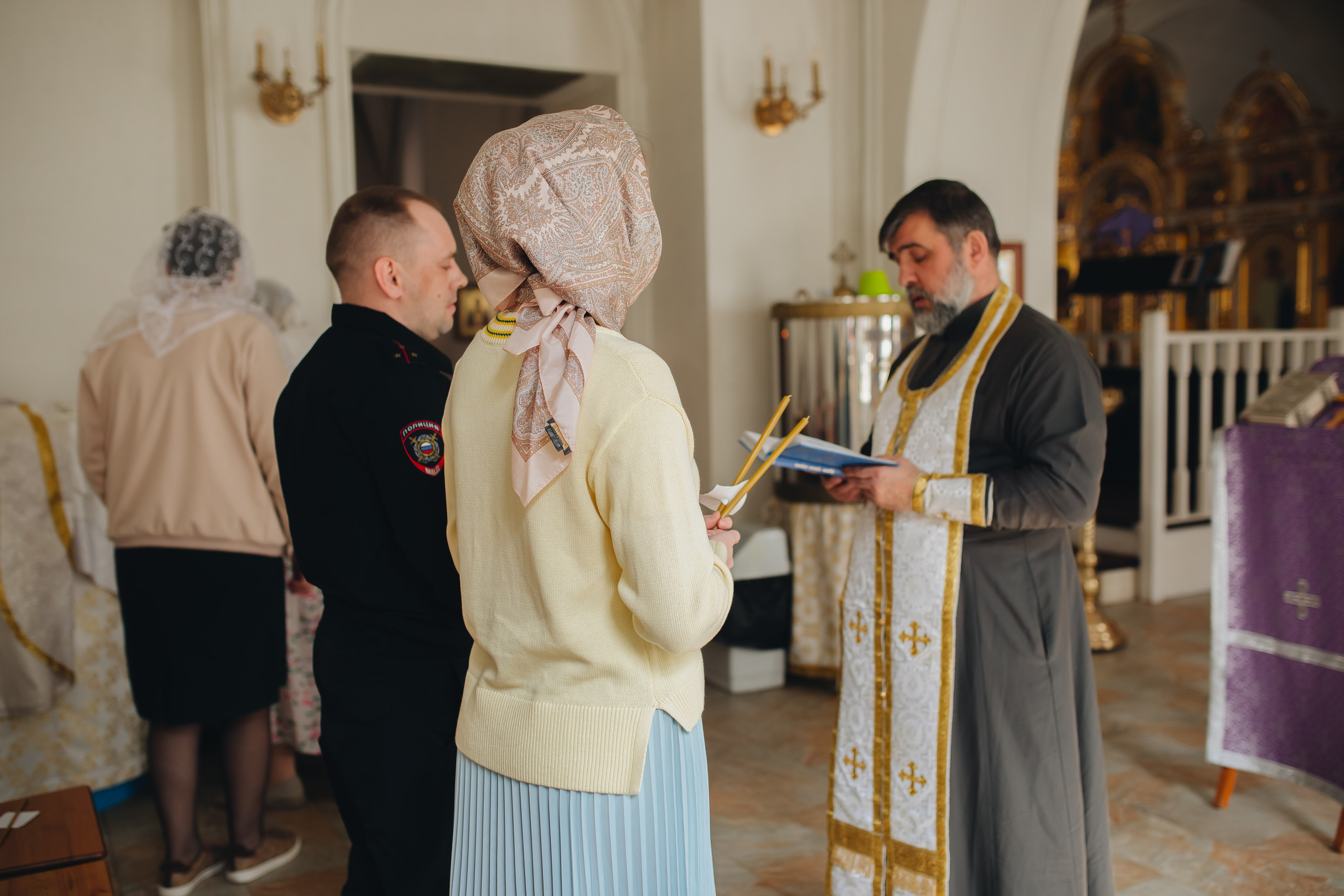 Крещение в светлом Храме. Семейный и детский фотограф в Москве Дорогова Екатерина