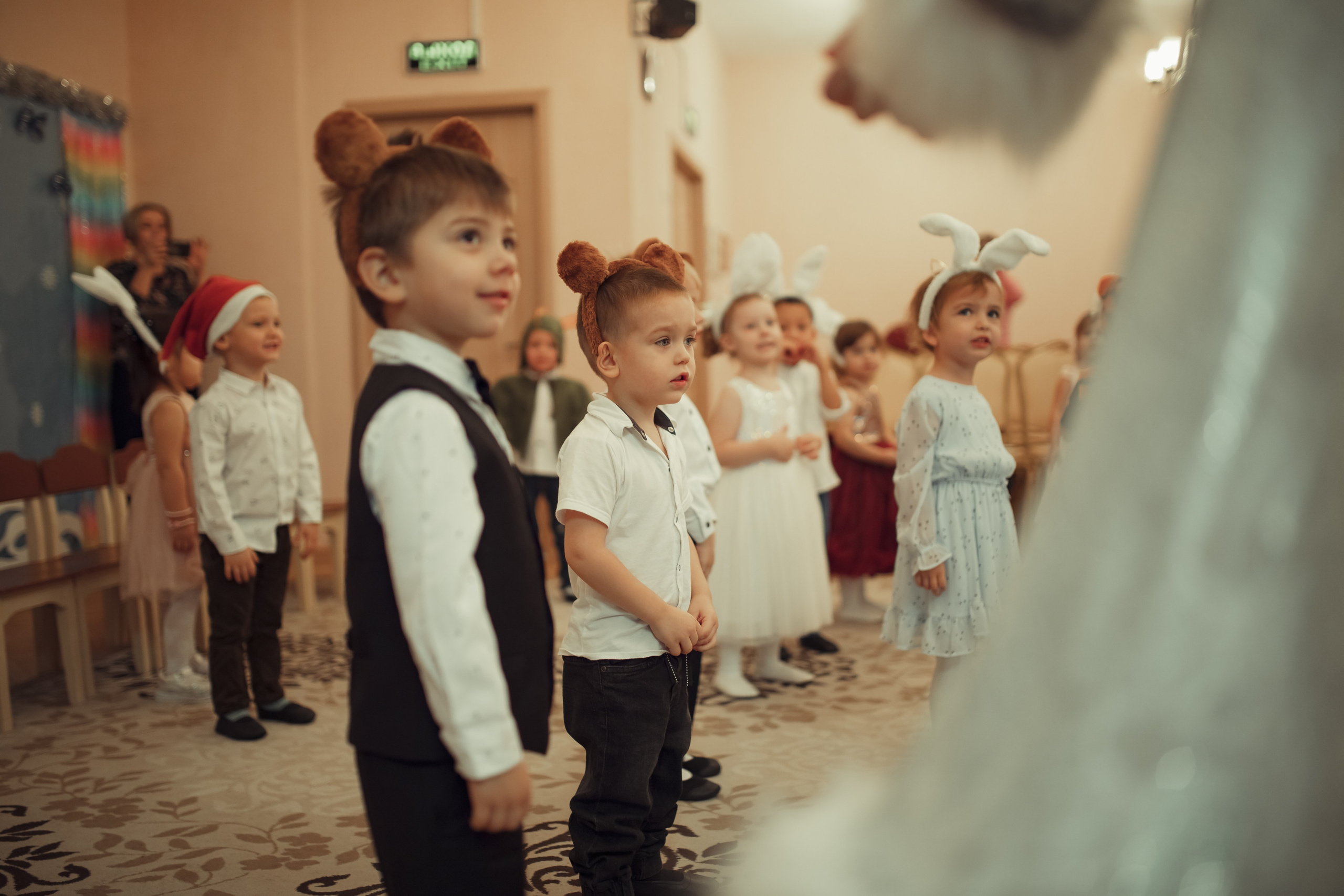 Новогодний утренник в детском саду. Семейный и детский фотограф в Москве Дорогова Екатерина