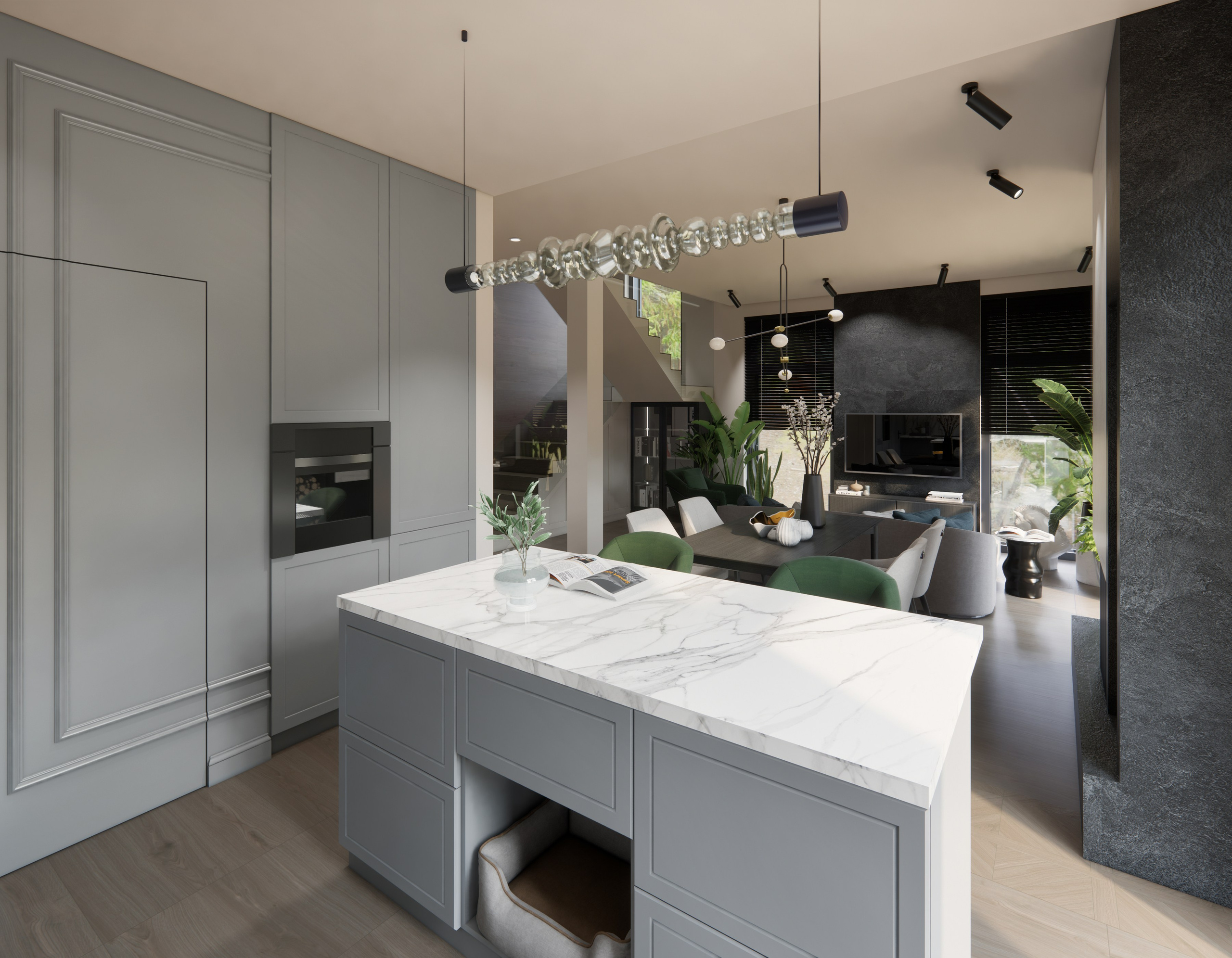 Коттедж Санкт-Петербург. Дизайн интерьеров Краснодар