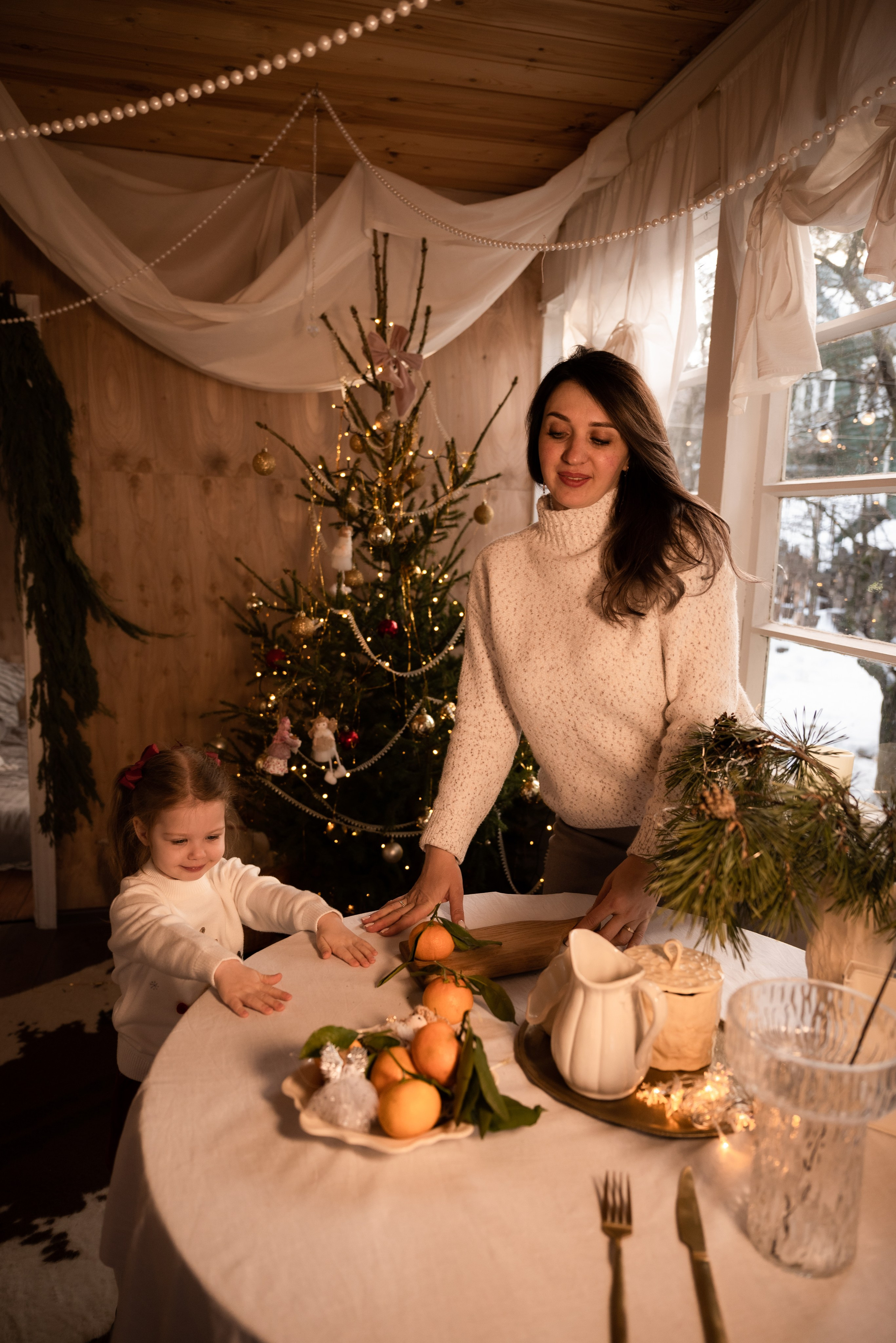 НОВОГОДНЯЯ СЕРИЯ в студии GREEN DACHA. Фотограф Ксения Огородова портфолио