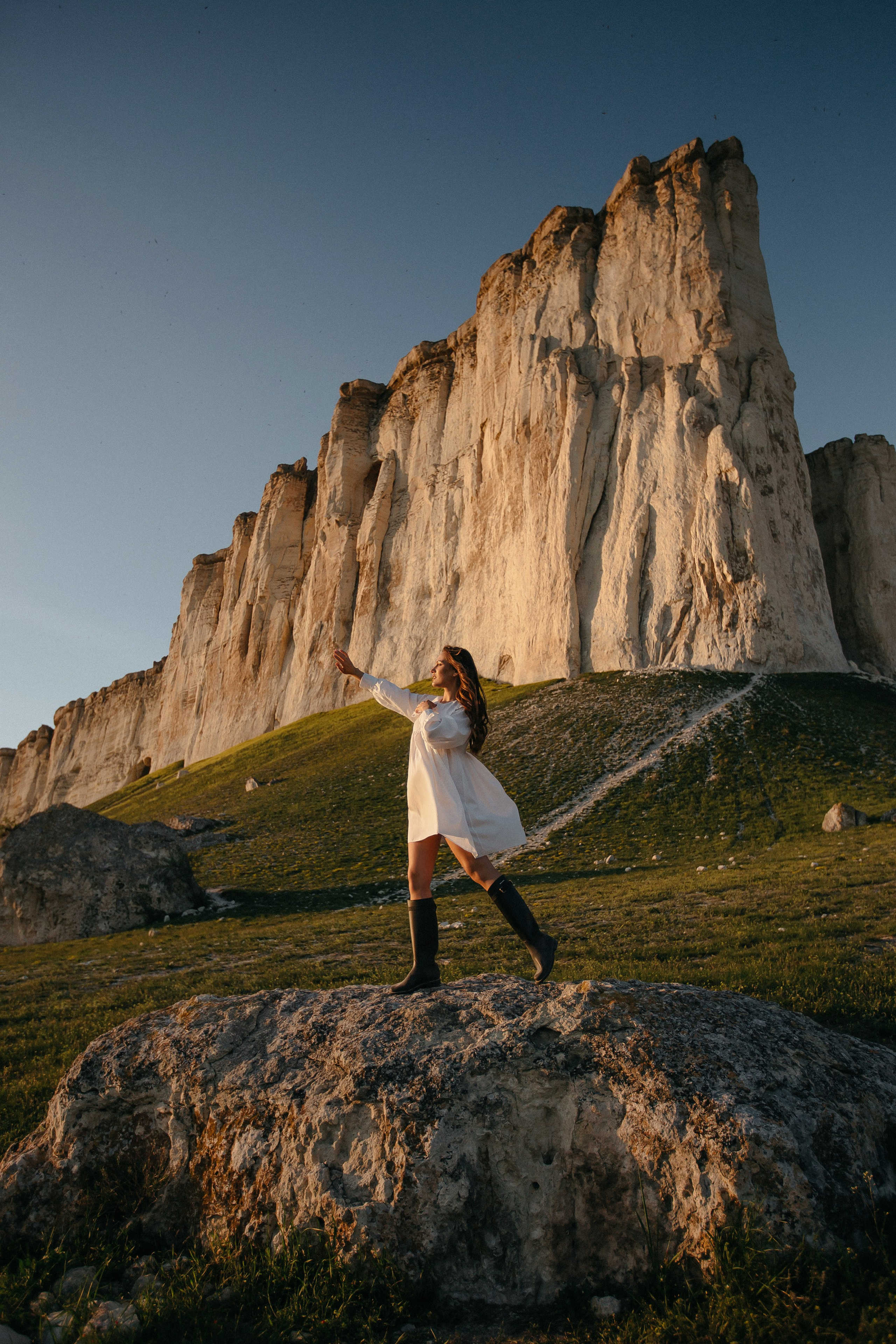 Алина. Белая скала. Фотограф Анна Лейман. Севастополь