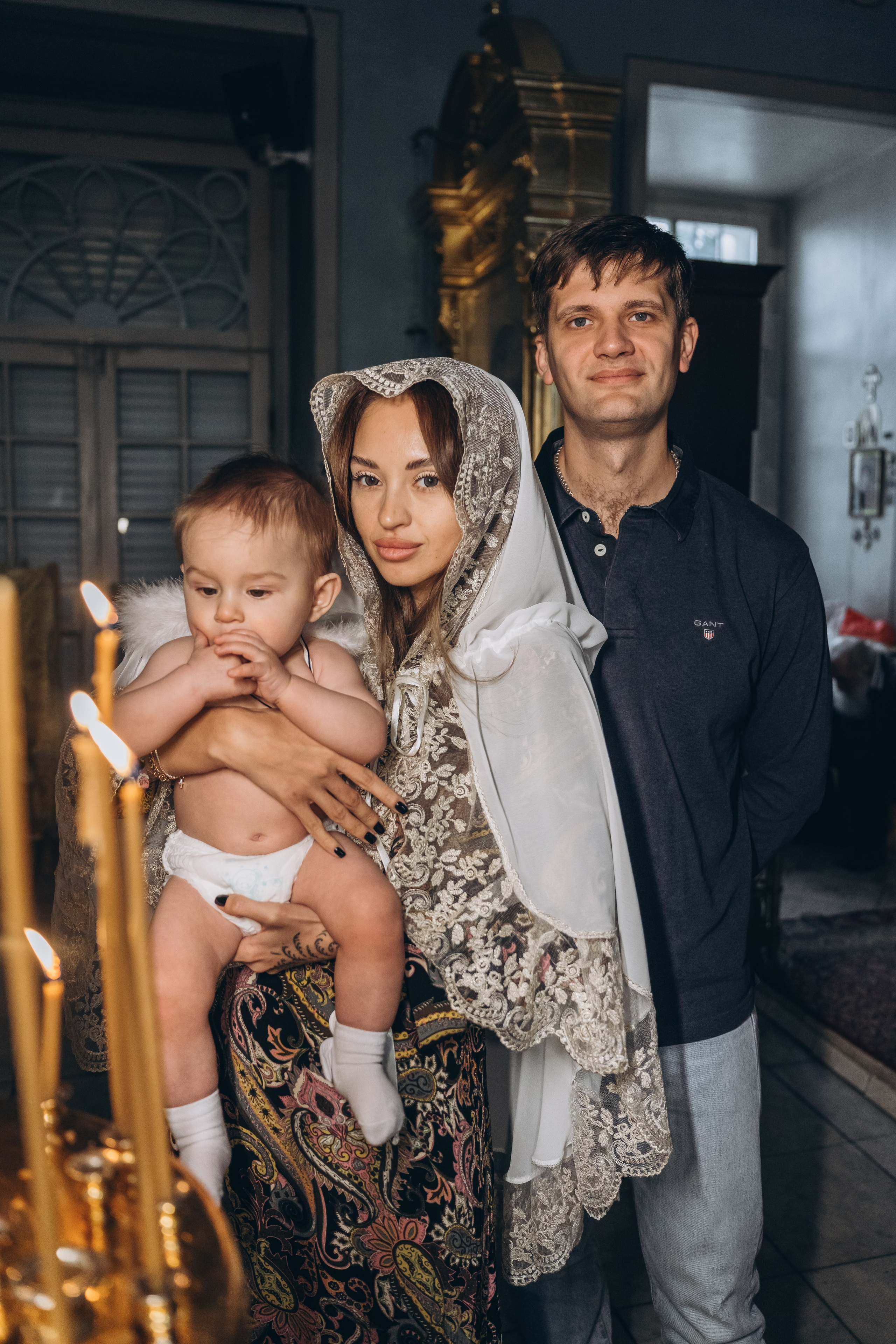 Таинство Крещения Демида. Фотограф Ольга Рубцова в Москве и Московской области